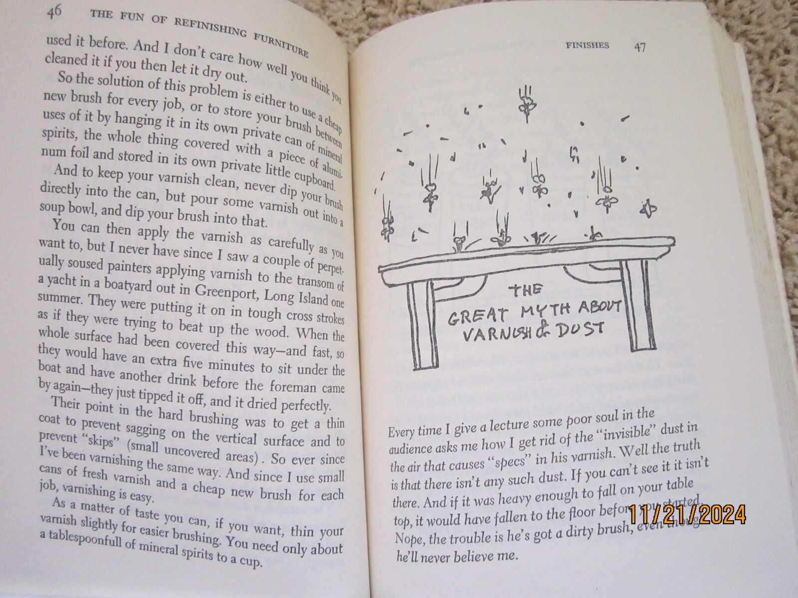 “The Fun of Refinishing Furniture” 1976 Grotz 244 pages ISBN 0-385-14916-6