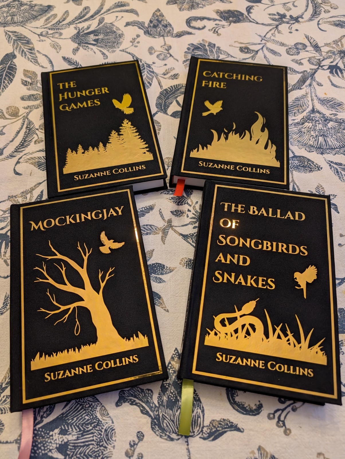 The Hunger Games Quadrilogy Custom Rebound Hardcover Collector’s Edition Books