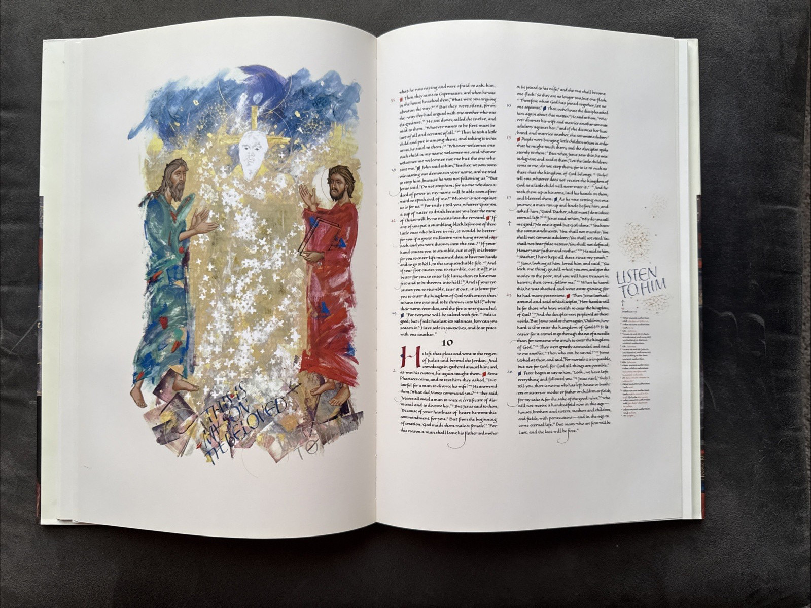The Saint John’s Bible Gospels and Acts by Donald Jackson Hardcover 2005