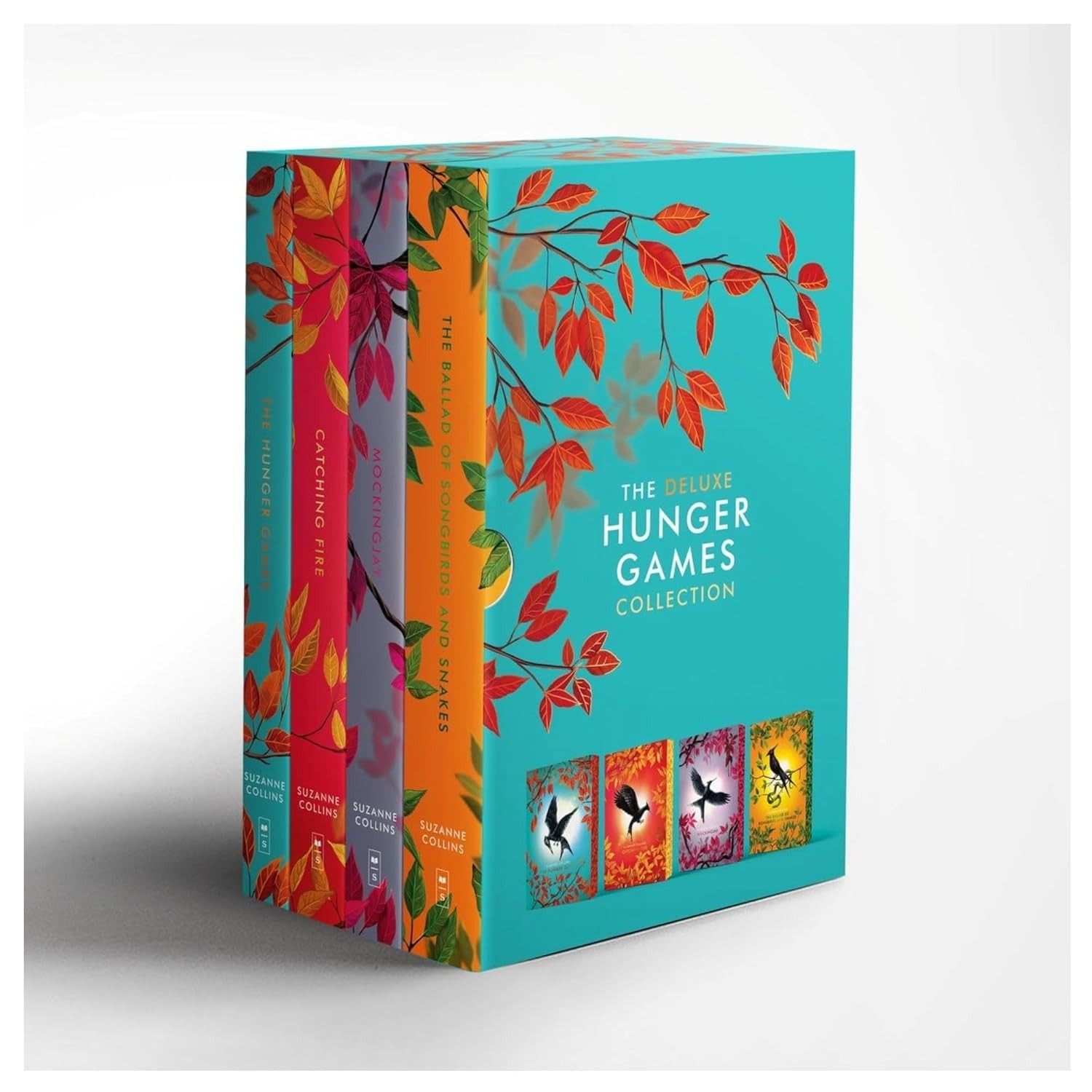 Hunger Games Deluxe Edition with Stenciled Edges 4 books Boxset Paperback