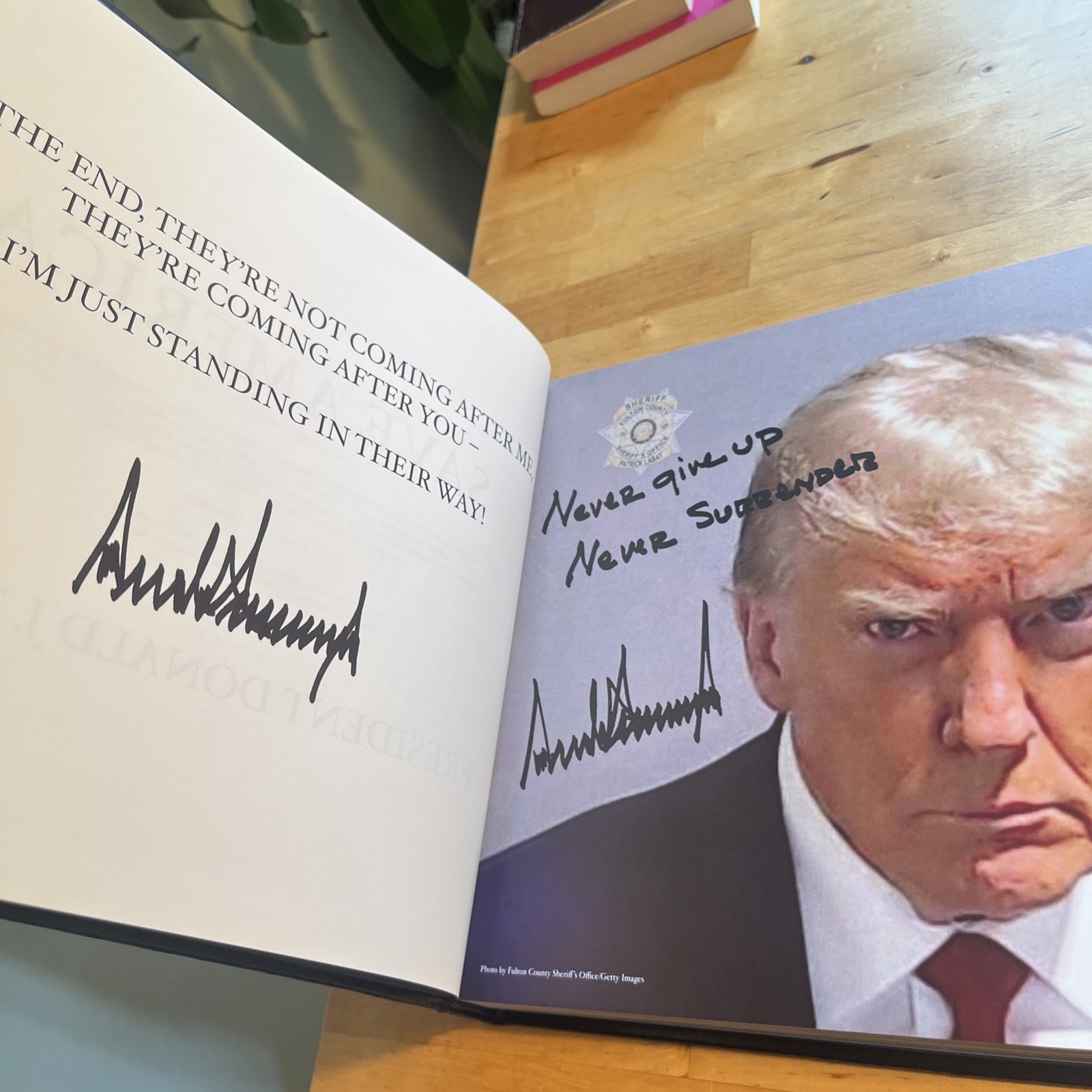 First Printing Donald J. Trump Save America Hardcover Book 2024 MAGA President