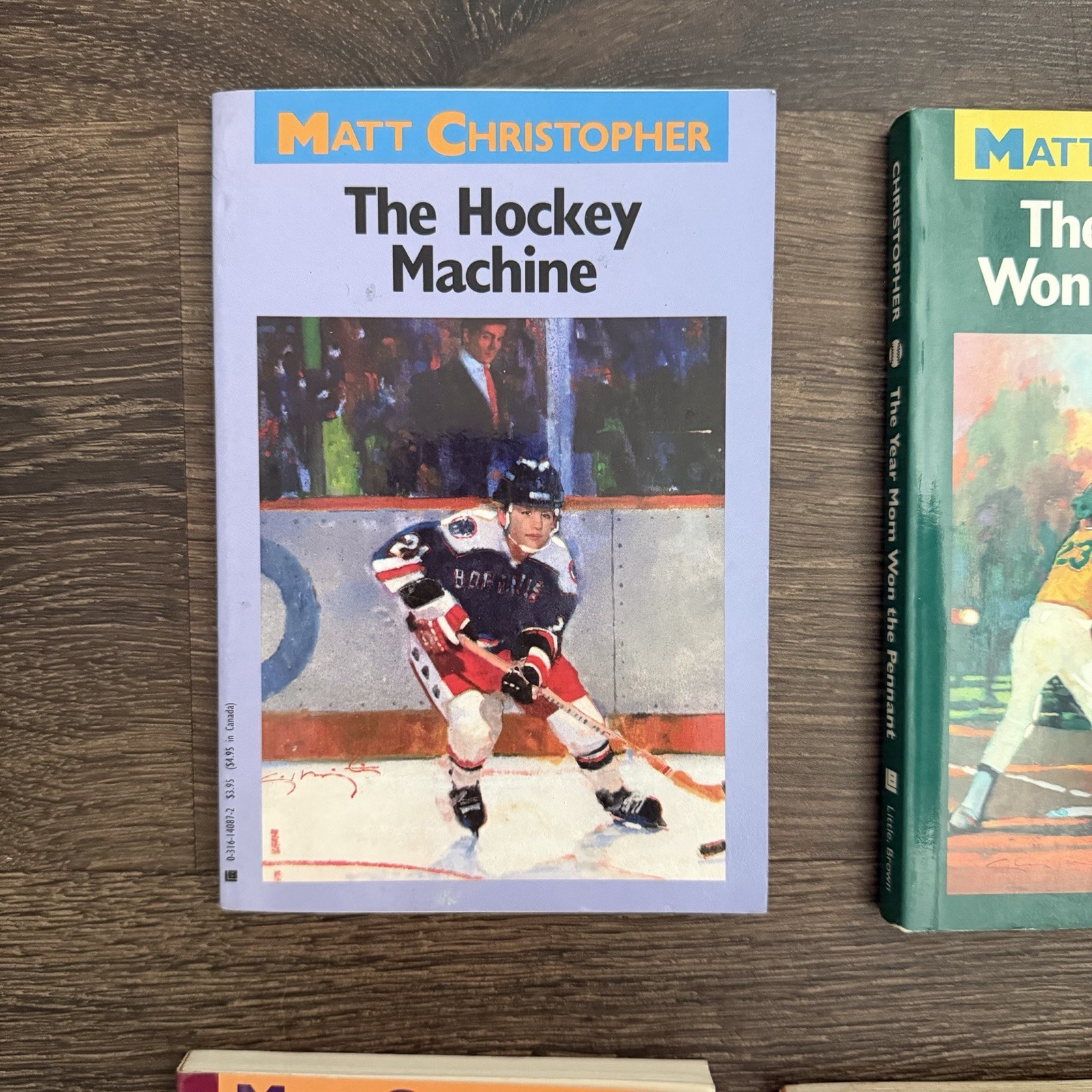 Matt Christopher Book Lot of 6 Baseball Hockey Football Kids Chapter Books