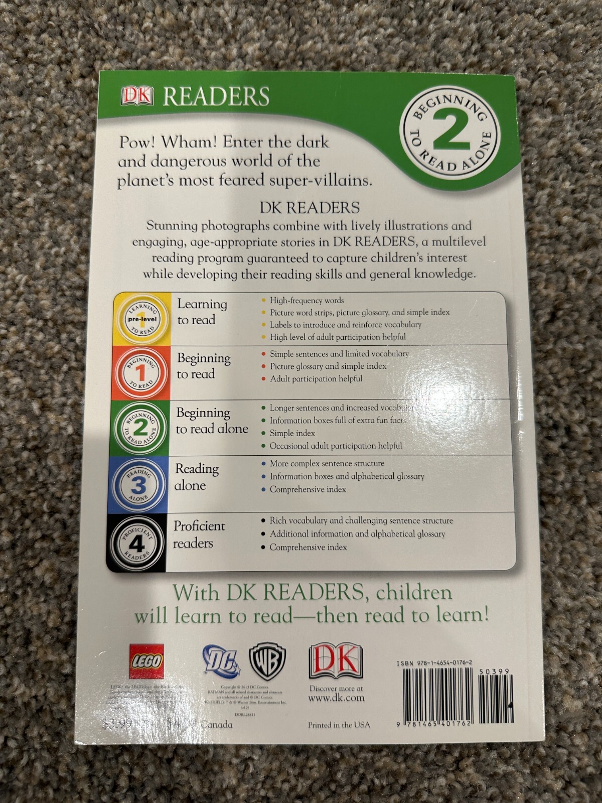 DK Readers L2: LEGO DC Super Heroes: Super-Villains – Paperback