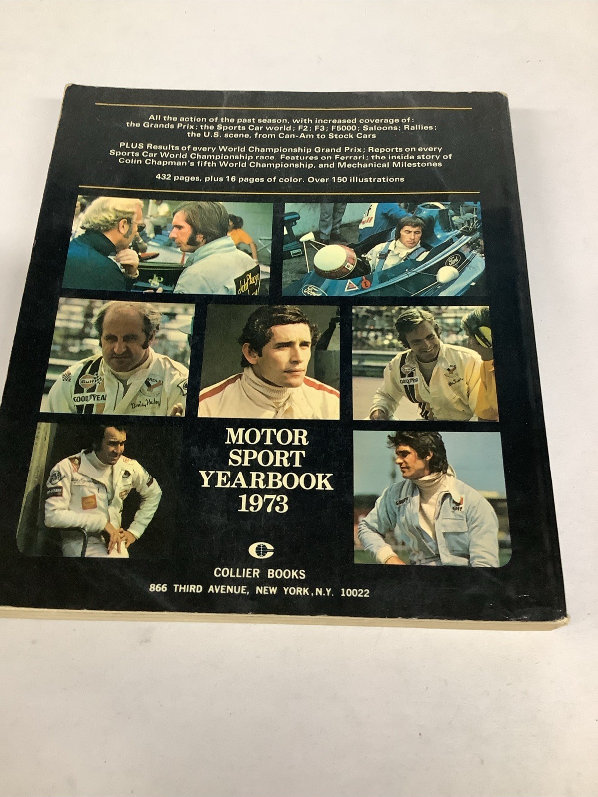 JOHN PLAYER MOTORSPORT YEAR BOOK 1973 420 PAGES SOFT COVER BOOK