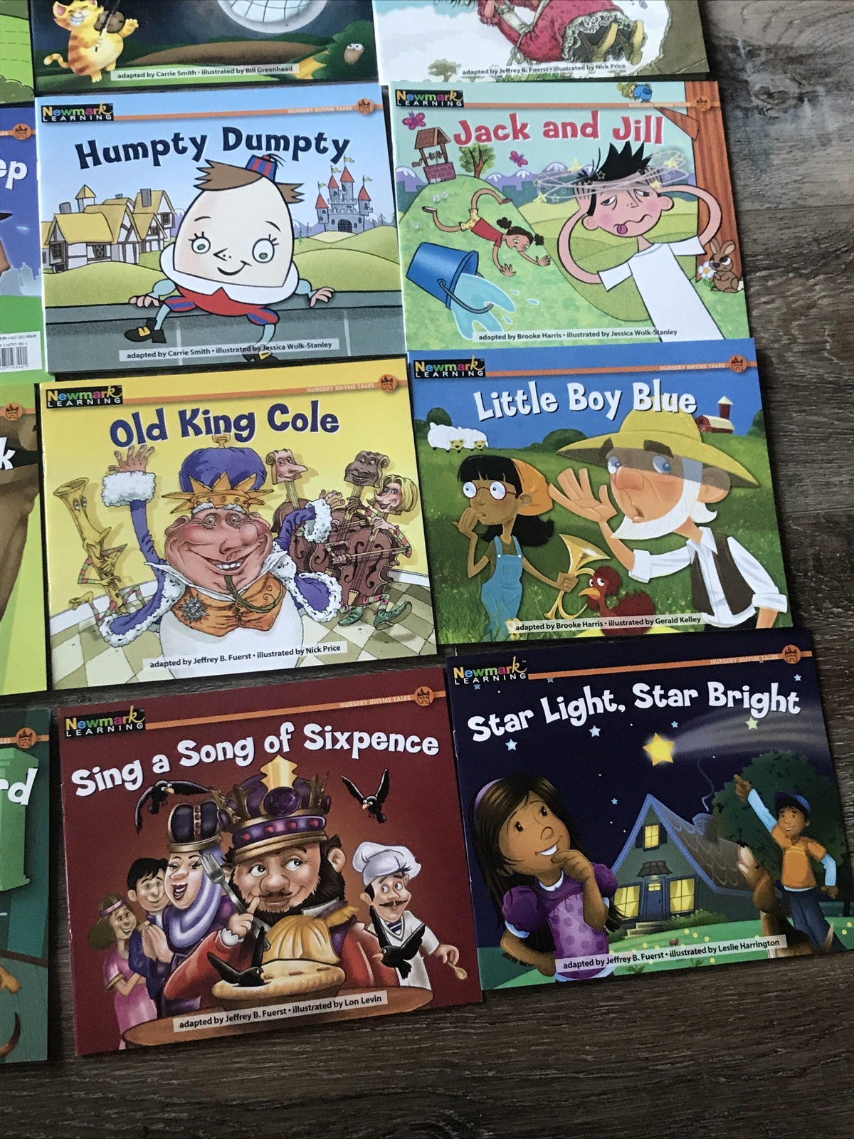 12 Newmark Learning Rising Readers Leveled Books Nursery Rhyme Tales