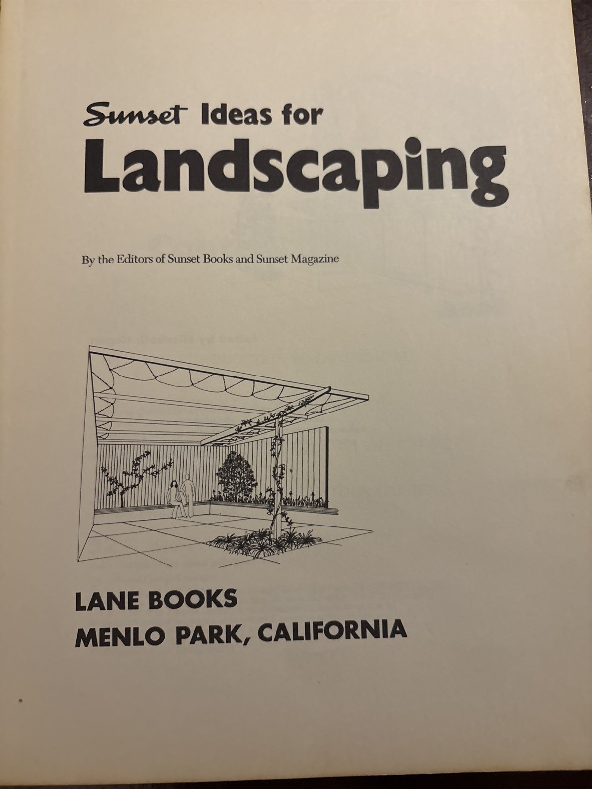 Sunset Magazine Ideas For Landscaping Gardening Guide 1974 Vintage Lawncare