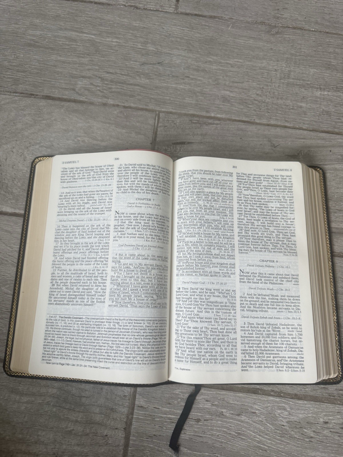 ✝️ NASB Open Bible Expanded Edition Walk Thru The Bible Leather Red Letter 1985