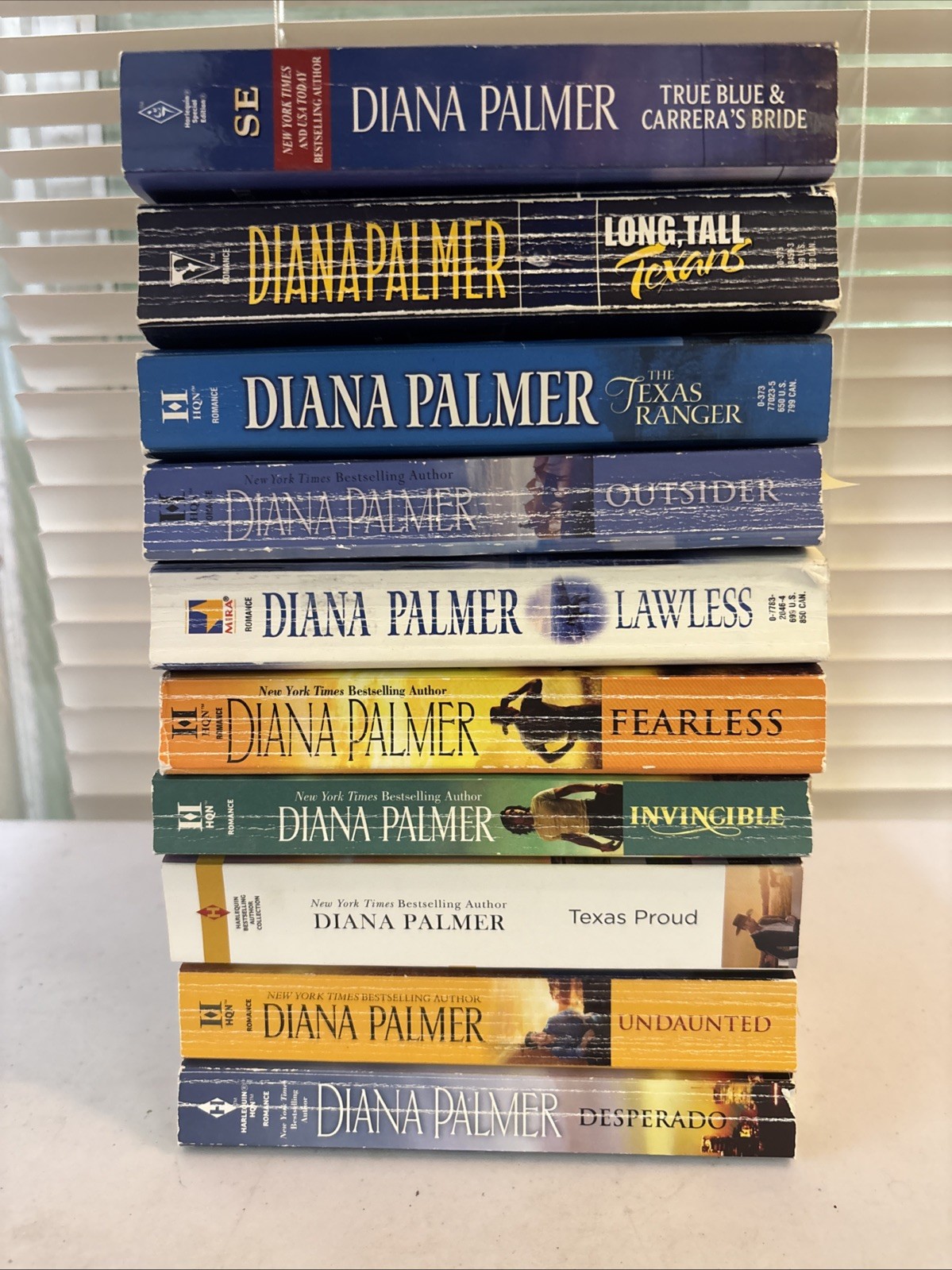 Lot of 10 – Diana Palmer – Western Romance – Long, Tall Texans – Free Shipping