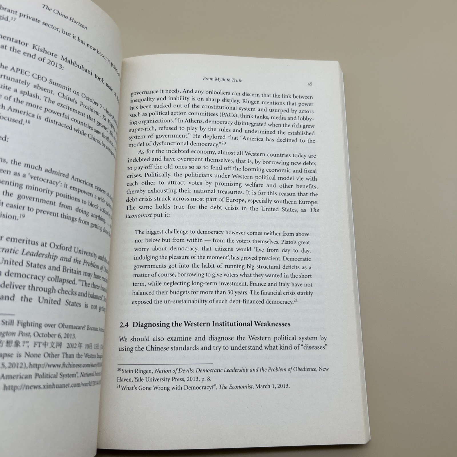 The China Horizon: Glory & Dream Of a Civilizational State by Zhang Weiwei PB