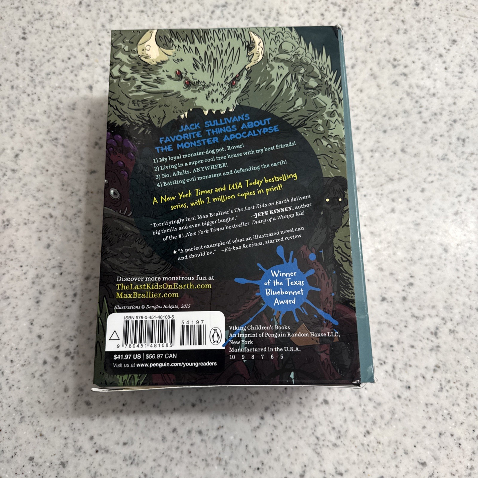 Last Kids on Earth: The Monster Box Books 1-3 Max Brallier ! FREE SHIPPING!