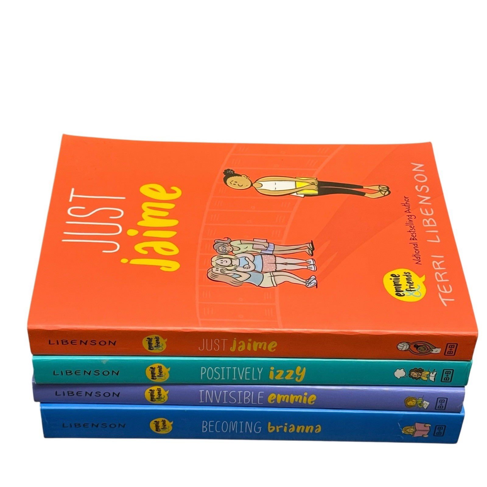 Terri Libenson Lot of 4 Paperback Emmie & Friends Girl’s Graphic Novels