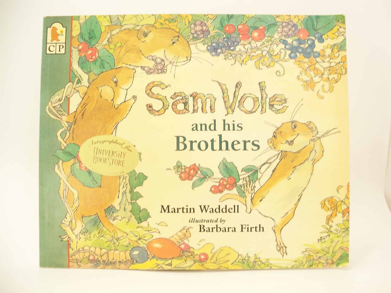 Sam Vole and his Brothers by Martin Waddell illustrated Barbara Firth Signed PB
