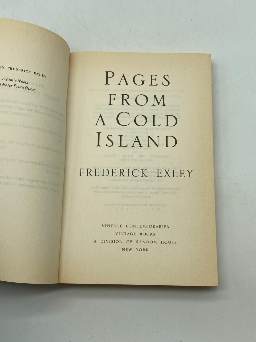 Pages from a Cold Island