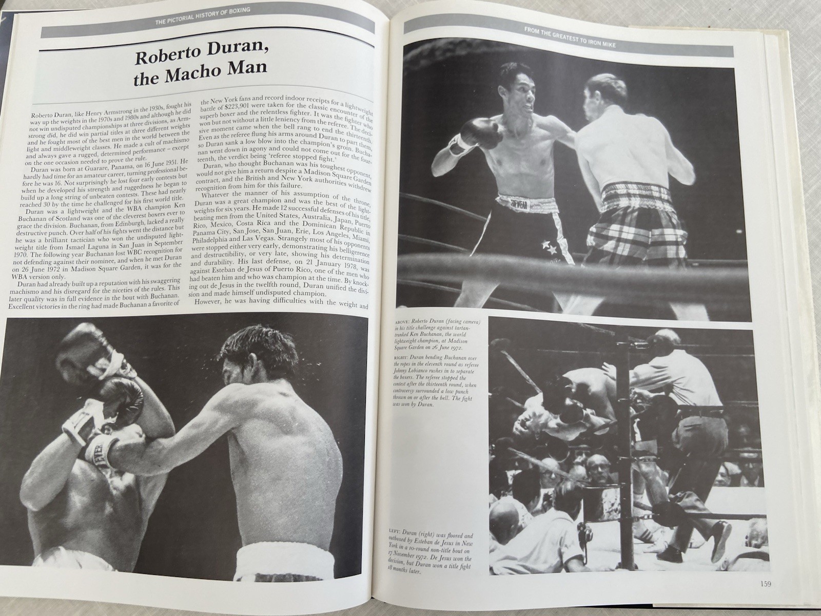 Vintage 1988, “Pictorial History of Boxing” Peter Arnold XL Vg 1st Print FREE SH