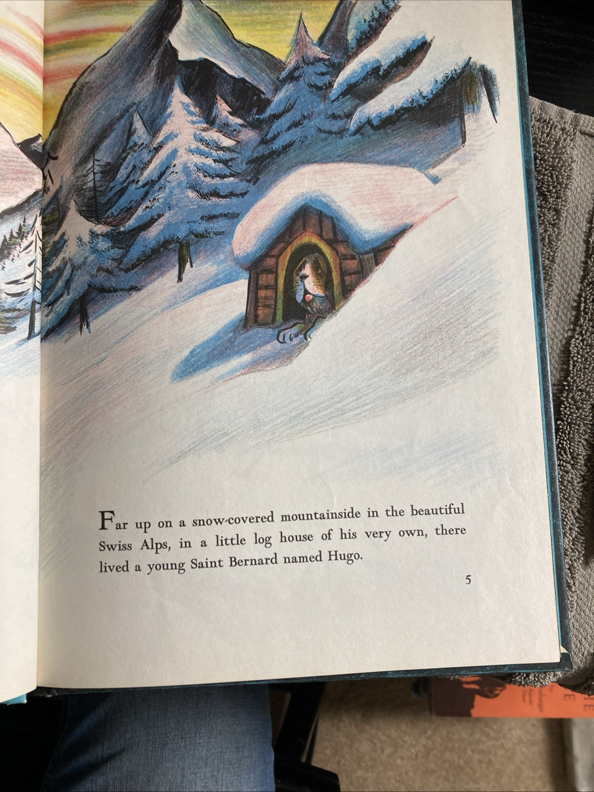 RARE Ski Pup Don Freeman Hardcover 1963 Viking Book Club Ed, Author of Corduroy