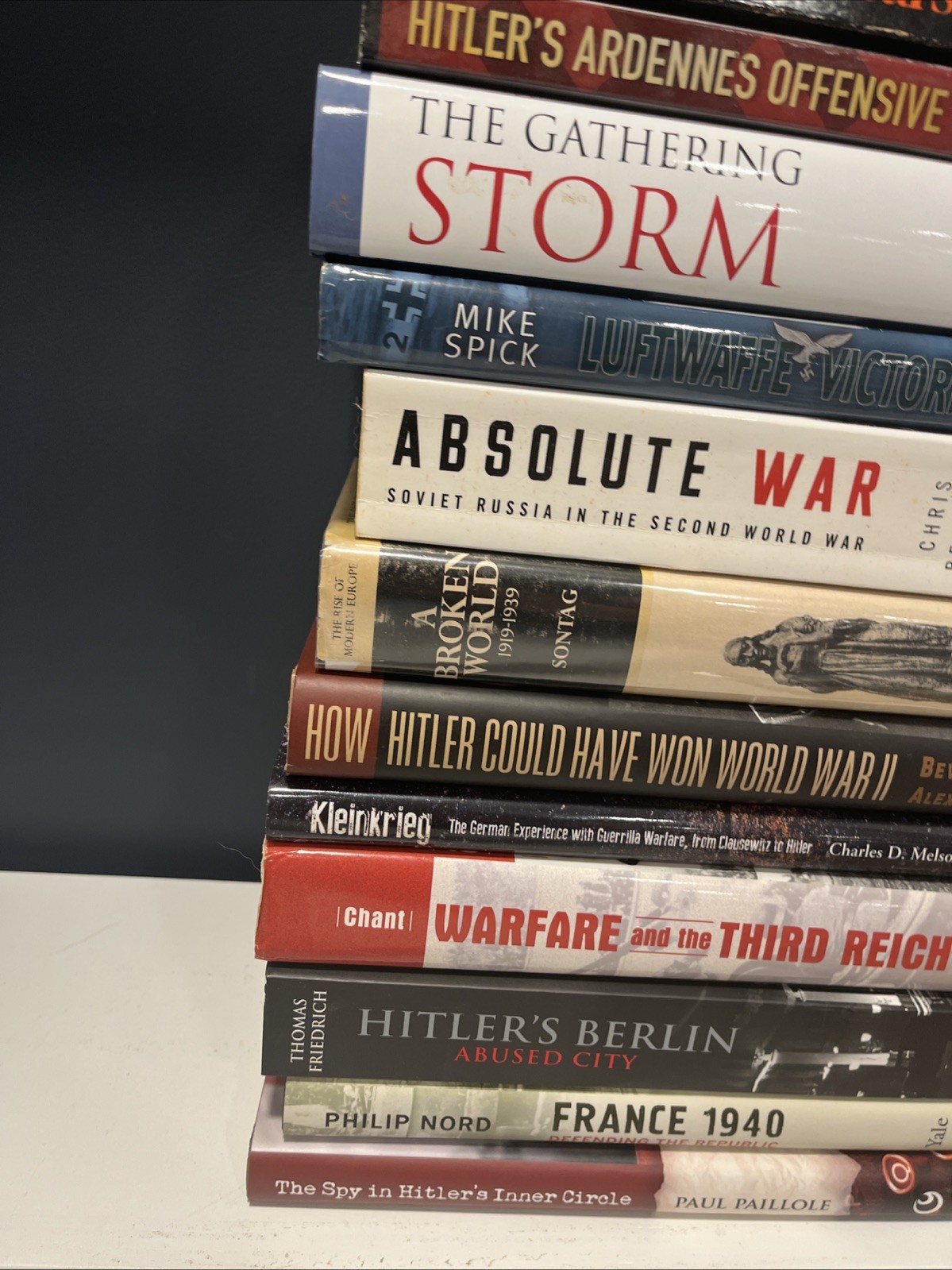 World War II Europe Nazi Germany Hitler Holocaust Third Reich – Book Lot Of 12