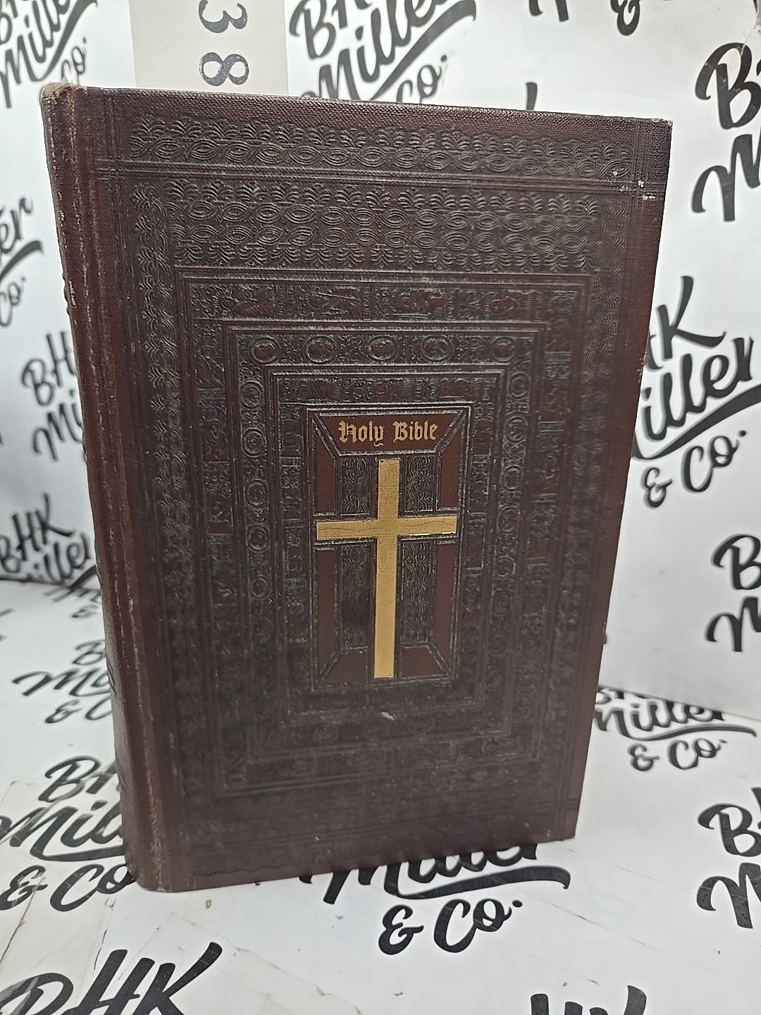 Catholic Family Edition Holy Bible John J Crawley 1953 HC Illustrated Spellman