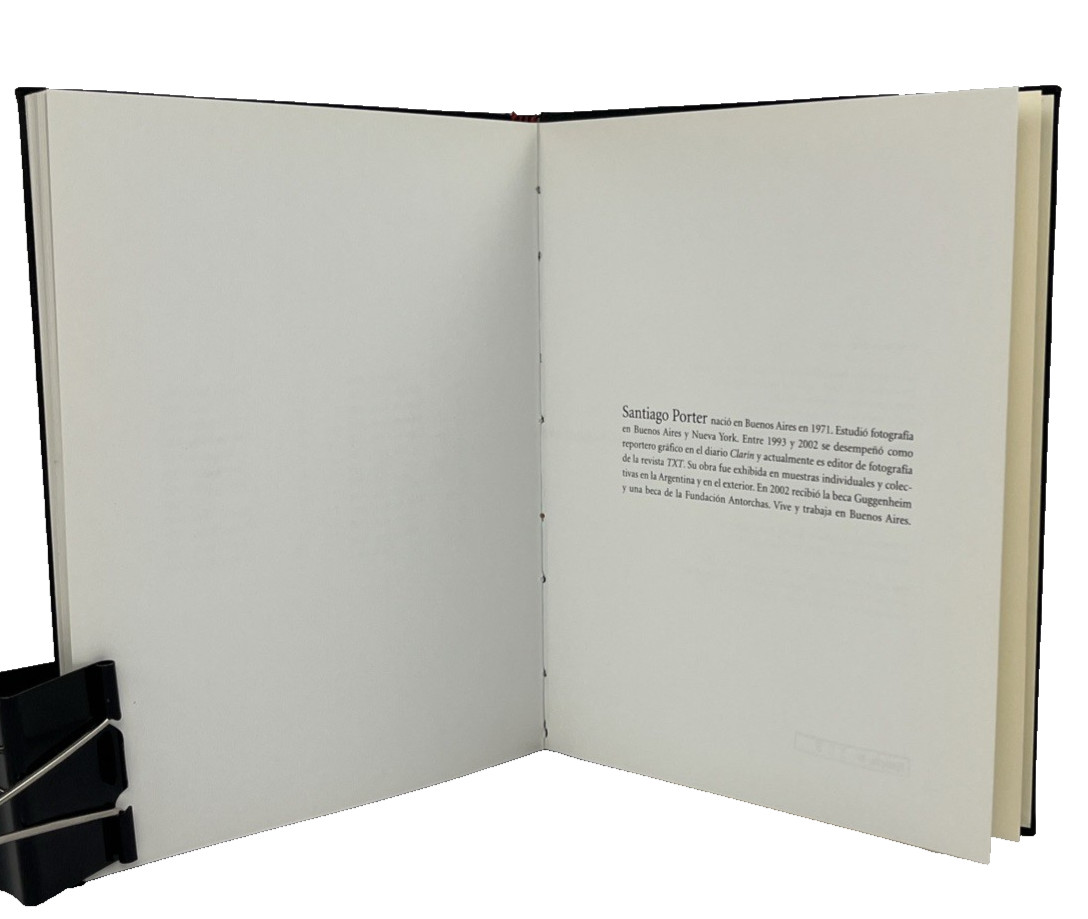 Santiago Porter Piezas 2003 First Edition Limited #300/500 Art Photo Book