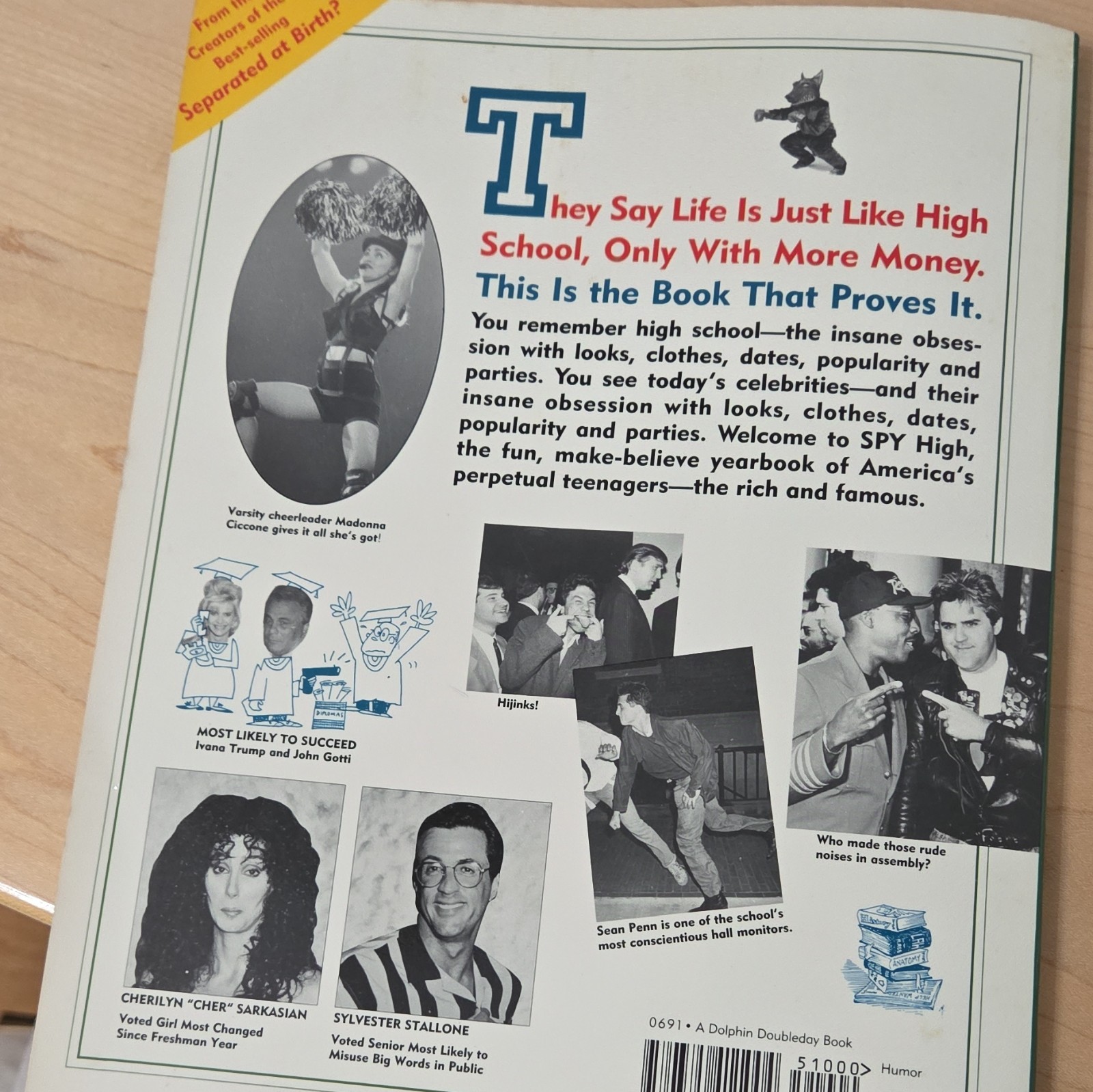 Spy High ’91 Make-Believe Yearbook Rich & Famous HC 1991 Illustrated