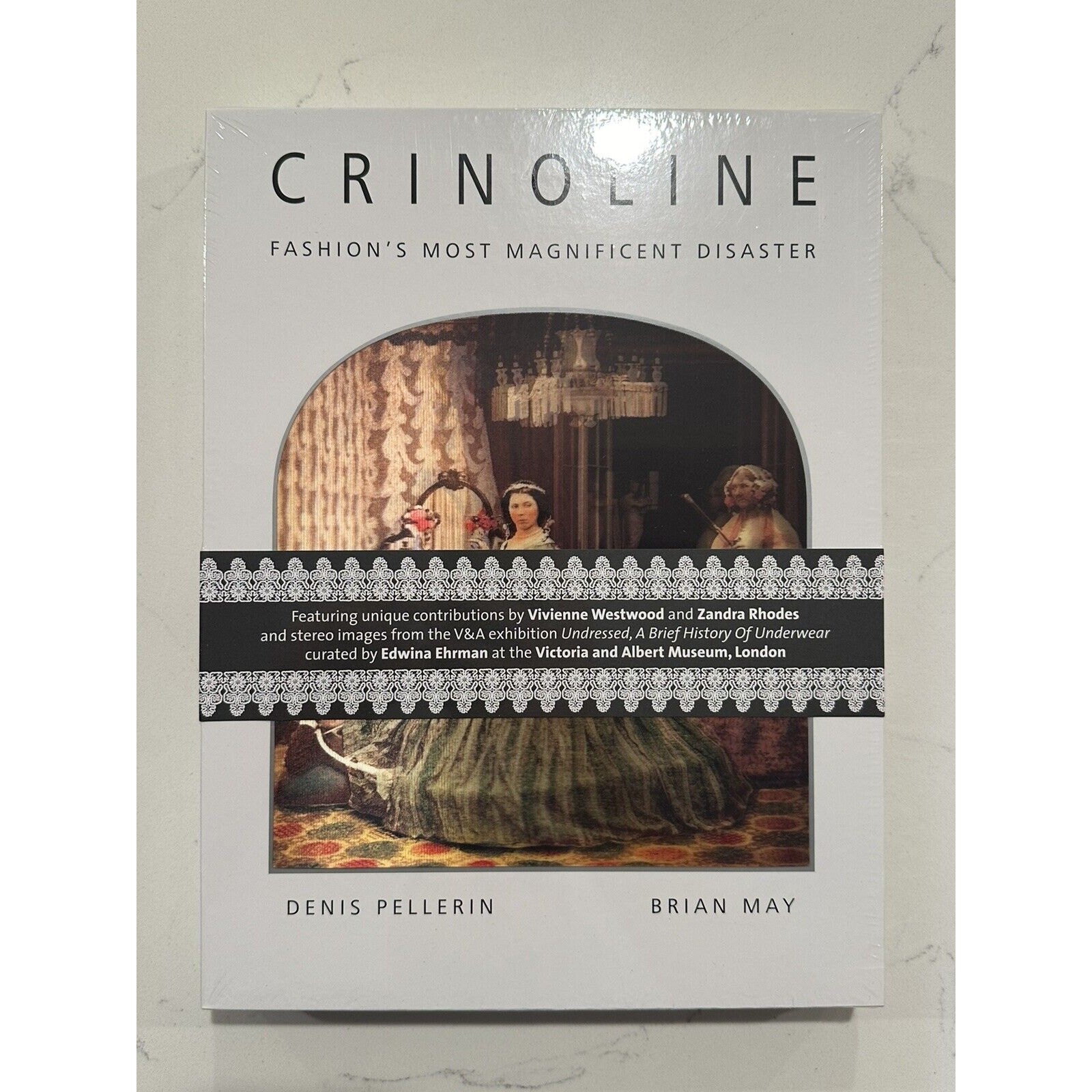 Crinoline Hard Back by Denis Pellerin, Brian May-QUEEN Rare Signed sealed Auto