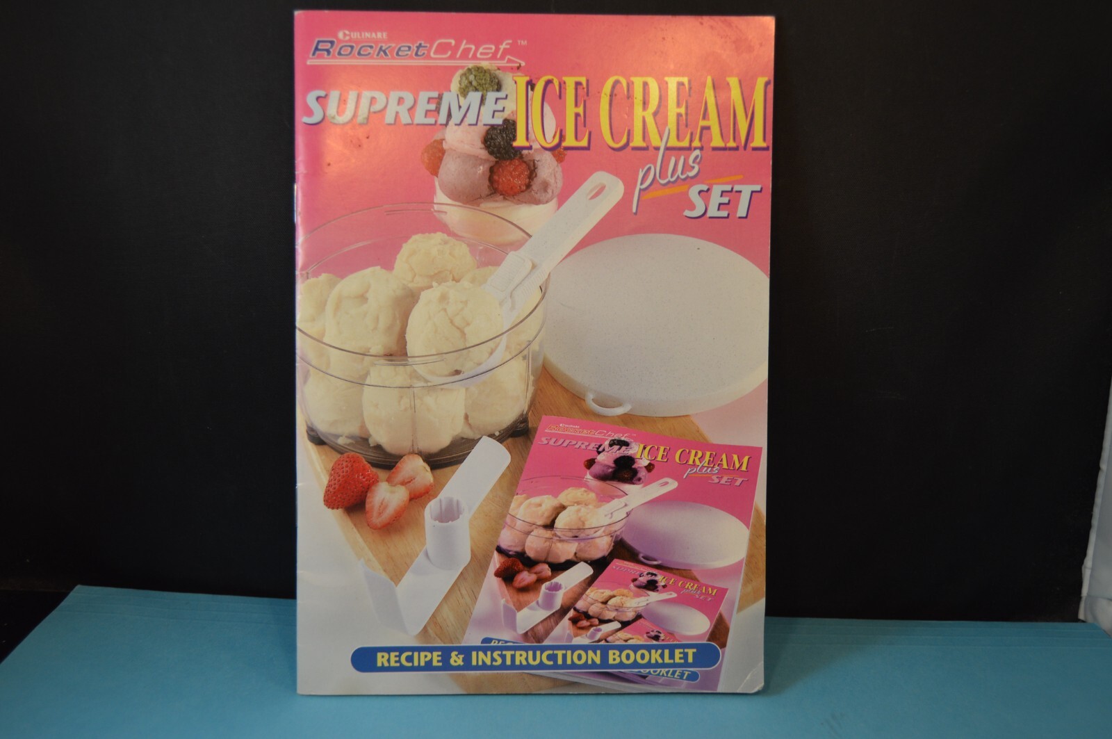Culinare ROCKET CHEF Supreme Ice Cream “RECIPE & INSTRUCTION BOOKLET” 31 Pages