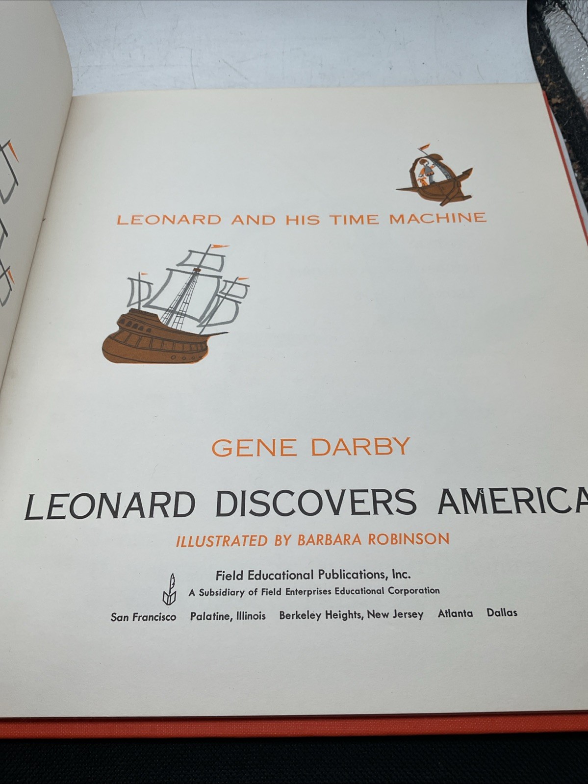 Leonard Discovers America – Gene Darby – 1965 Field Educational Publications