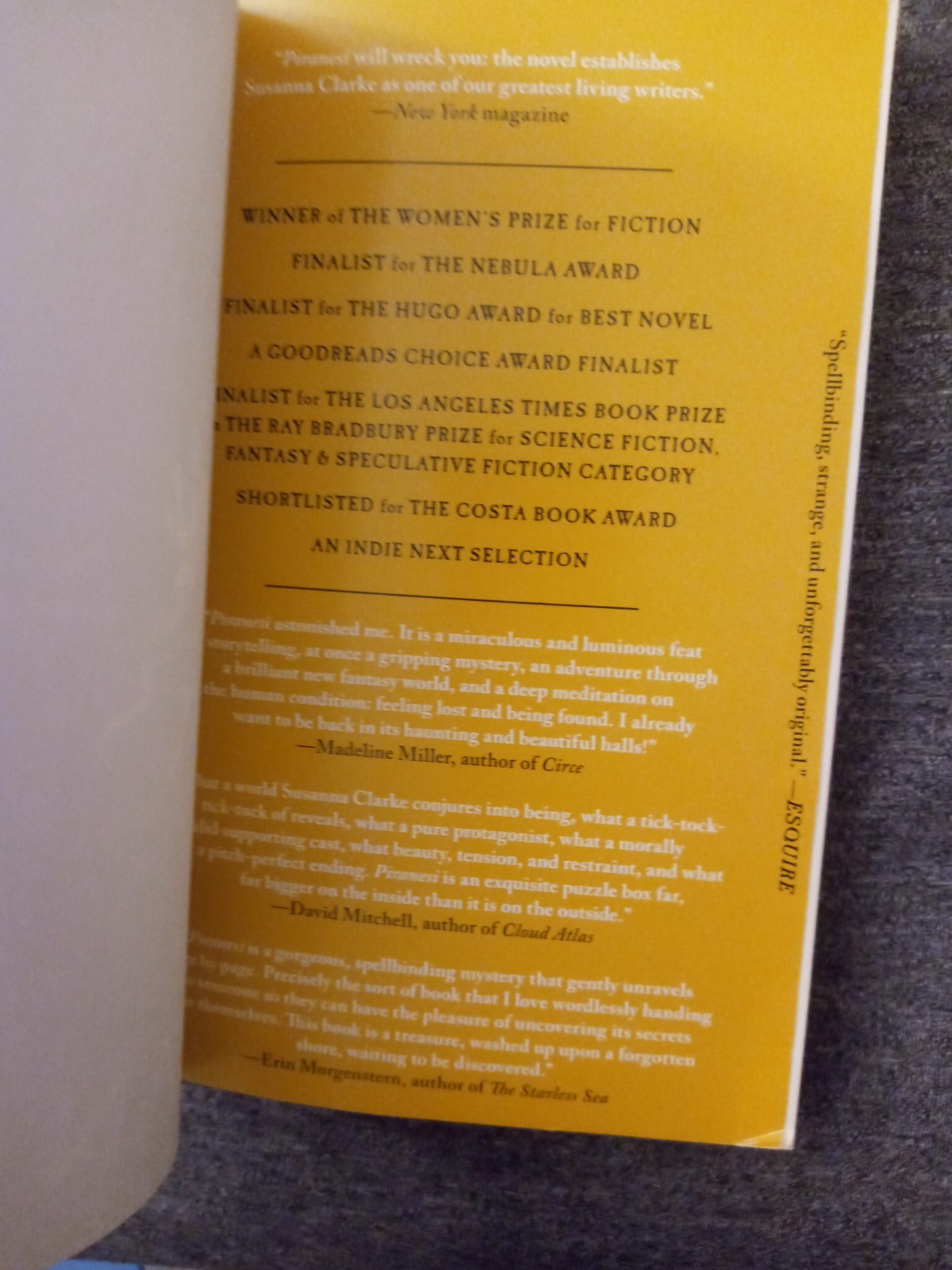 PIRANESI Susanna Clarke Trade Paperback