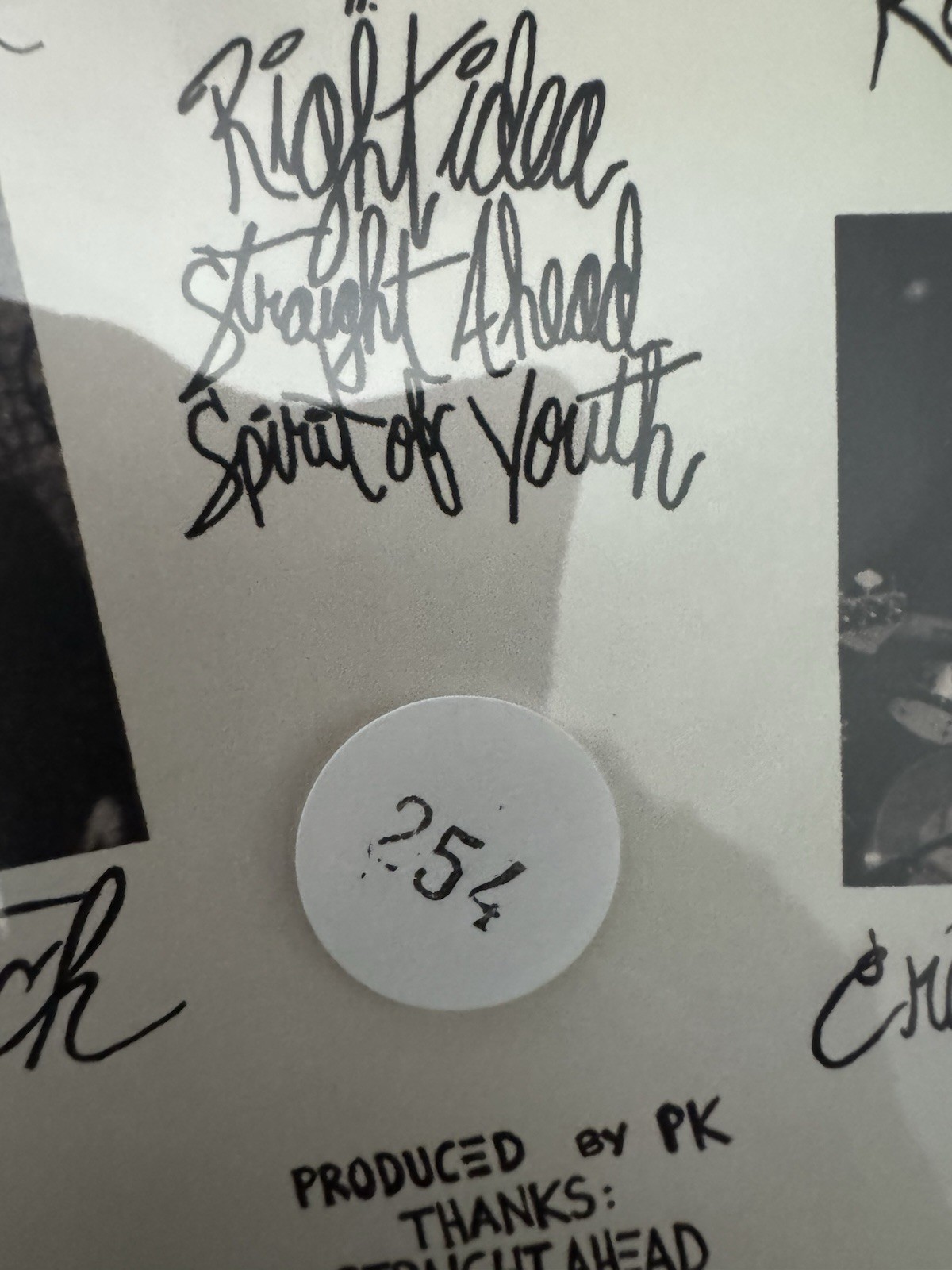 Straight Ahead: A Tribute Fanzine First Edition NYHC SXE HC SOIA