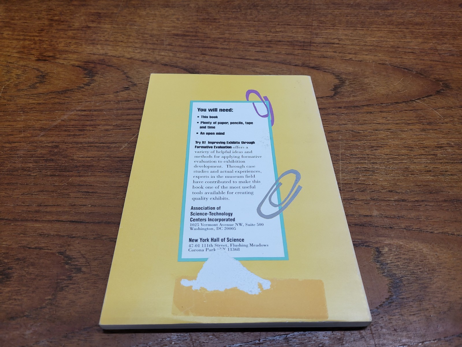 TRY IT!: IMPROVING EXHIBITS THROUGH FORMATIVE EVALUATION By Samuel Taylor