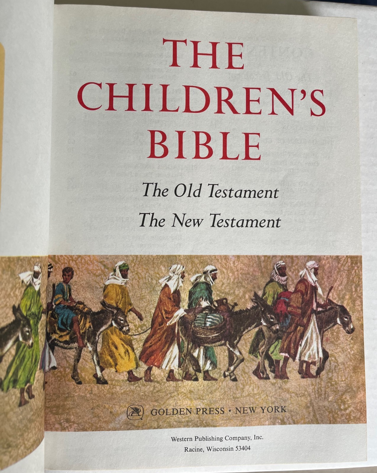 The Children’s Bible – Both Old & New Testament – Golden Press
