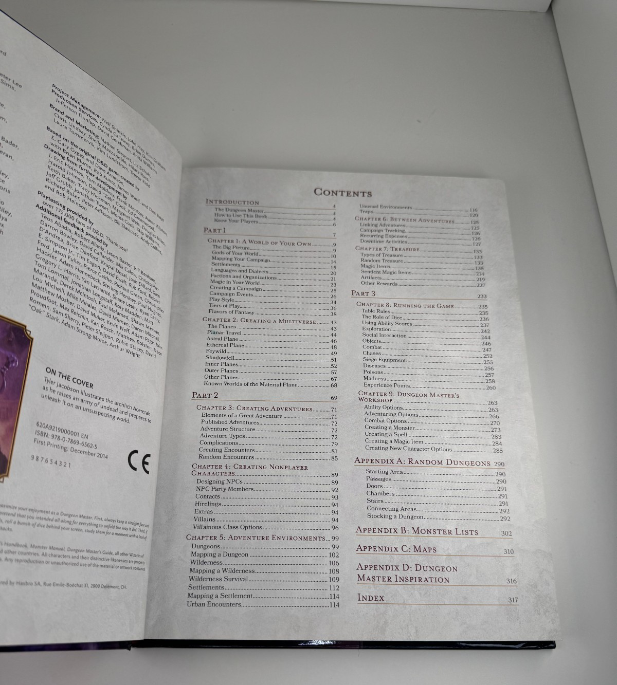 Dungeons and Dragons Dungeon Master’s Guide Hardcover Core Rulebook USA A9219