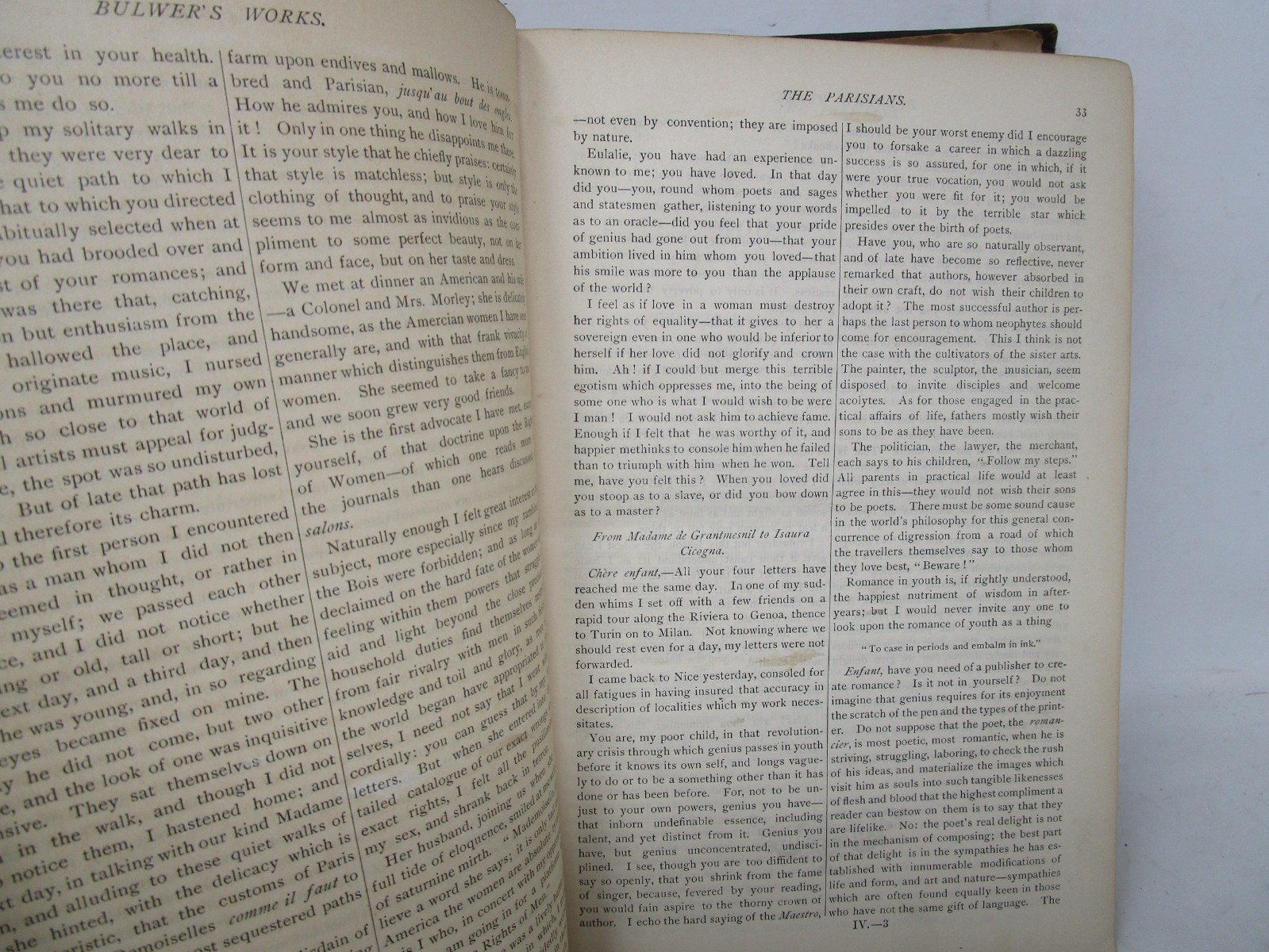 The Works of Edward Bulwer Lytton Volume IV Bulwer’s Works