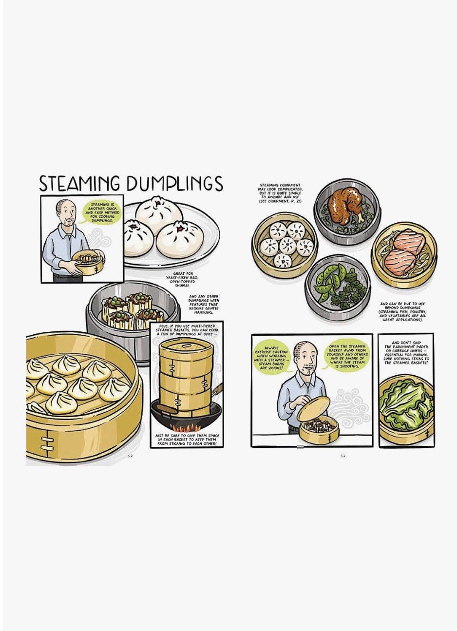 Let’s Make Dumplings! A Comic Book Cookbook (Ten Speed Press 2021)