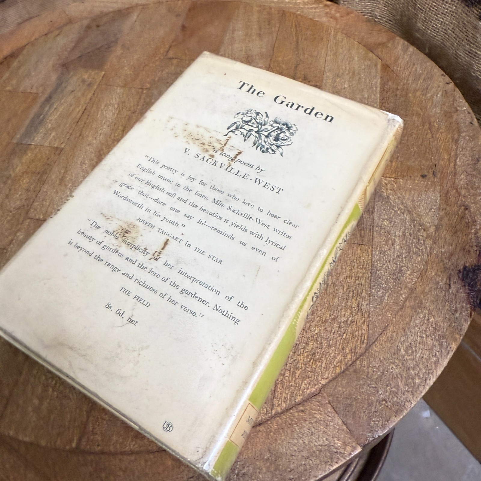 1951 In Your Garden V Sackville-West Antique Gardening Book Dust Jacket