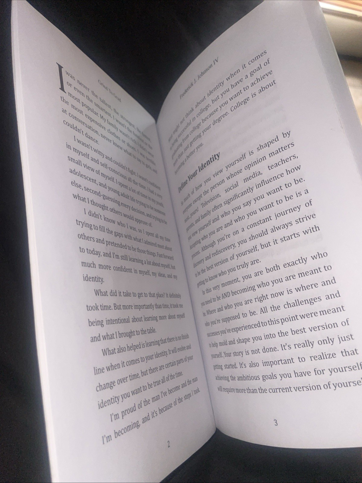 Grind To Grad Book 136 Pages Educational Book About Success.