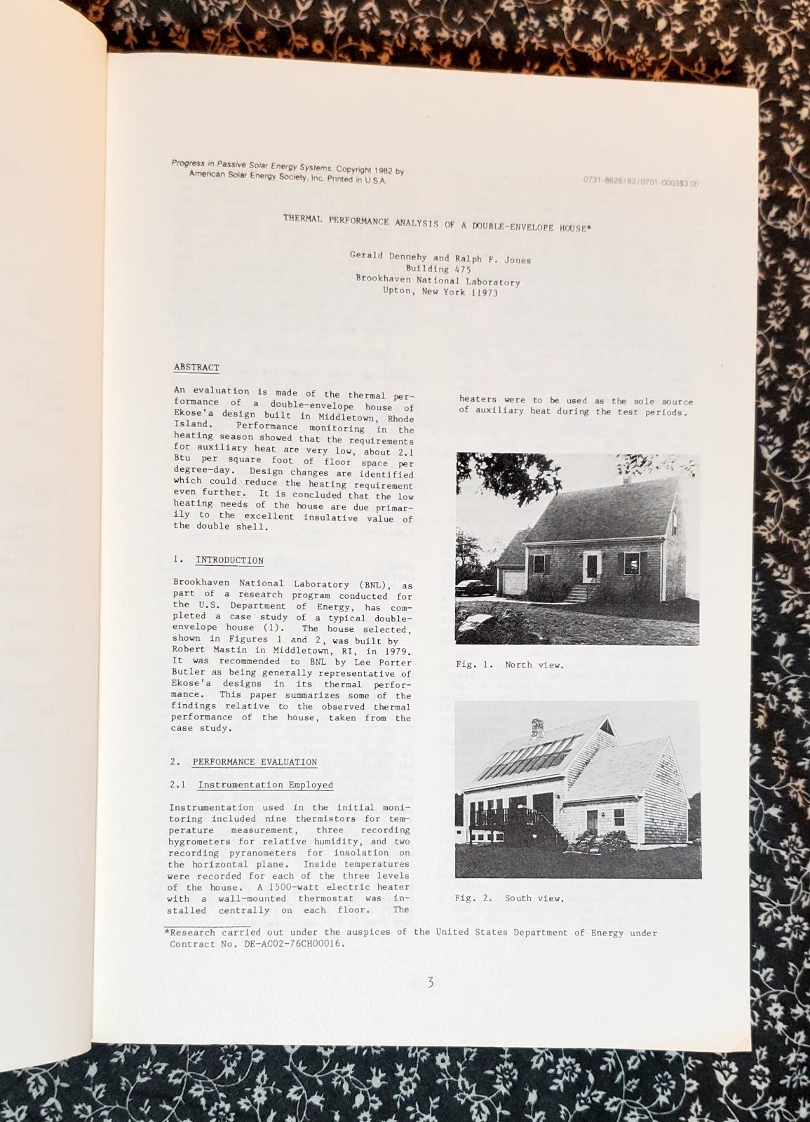7th National Passive Solar Conference, John Hayes, Preprint Edition Vol. 7, 1982