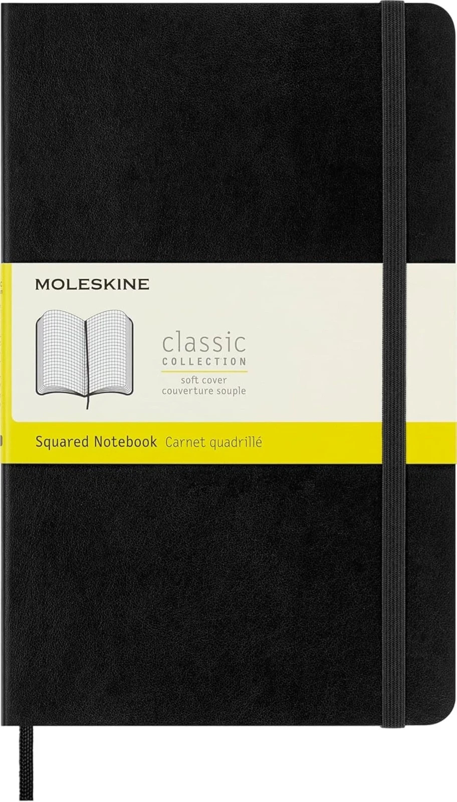 Moleskine Classic Notebook, Soft Cover, Large (5″ x 8.25″) Large, Black