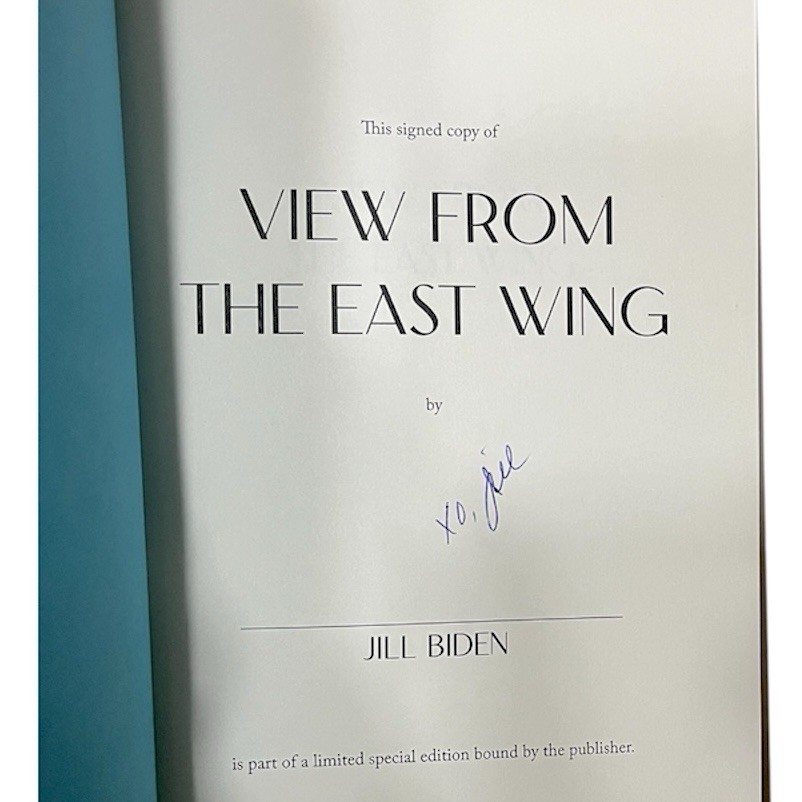 View from the East Wing by Jill Biden 2026 1st Edition Signed Hardcover) New