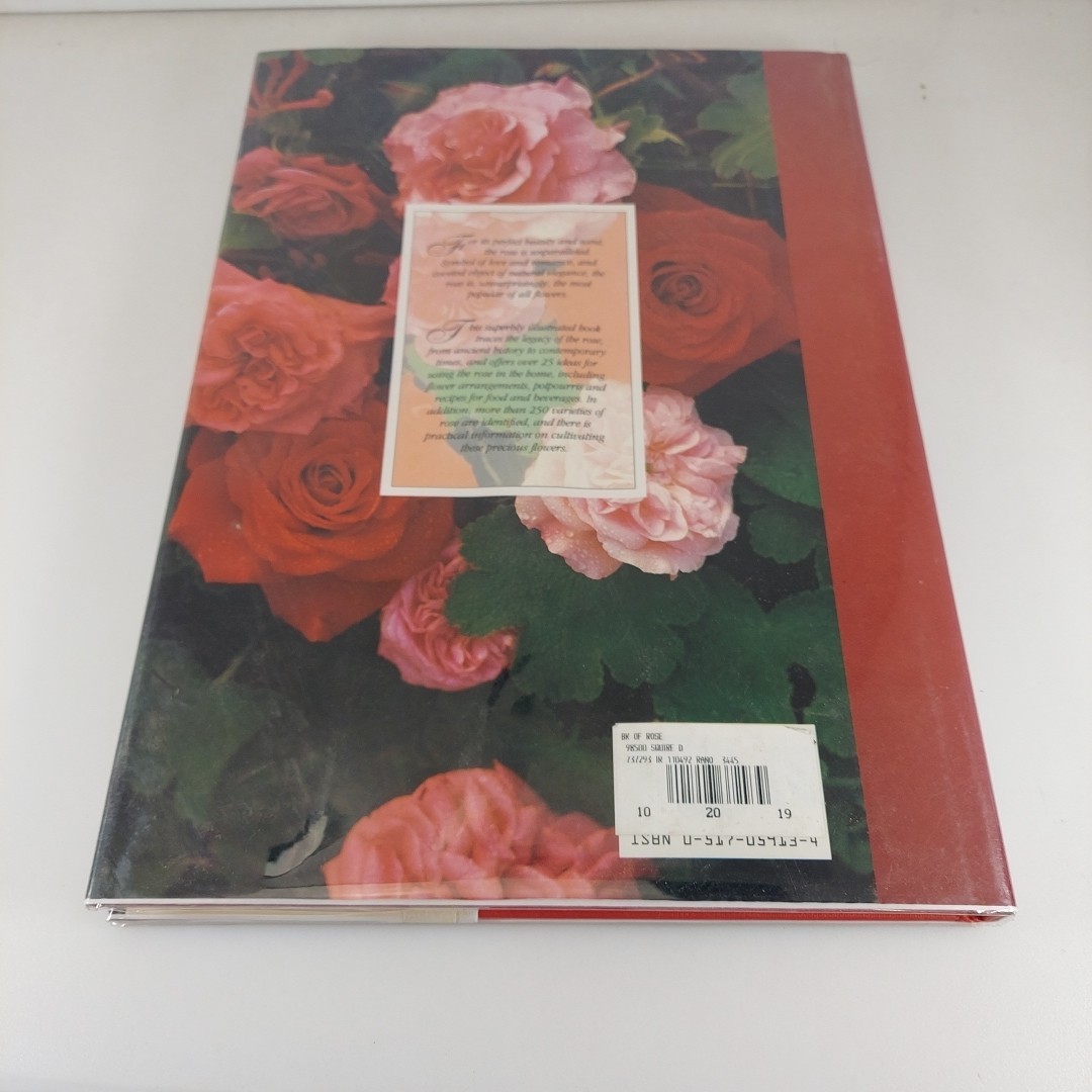 The Book of the Rose David Squire 1991 Crescent Books 1st Print Illustrated HCDJ