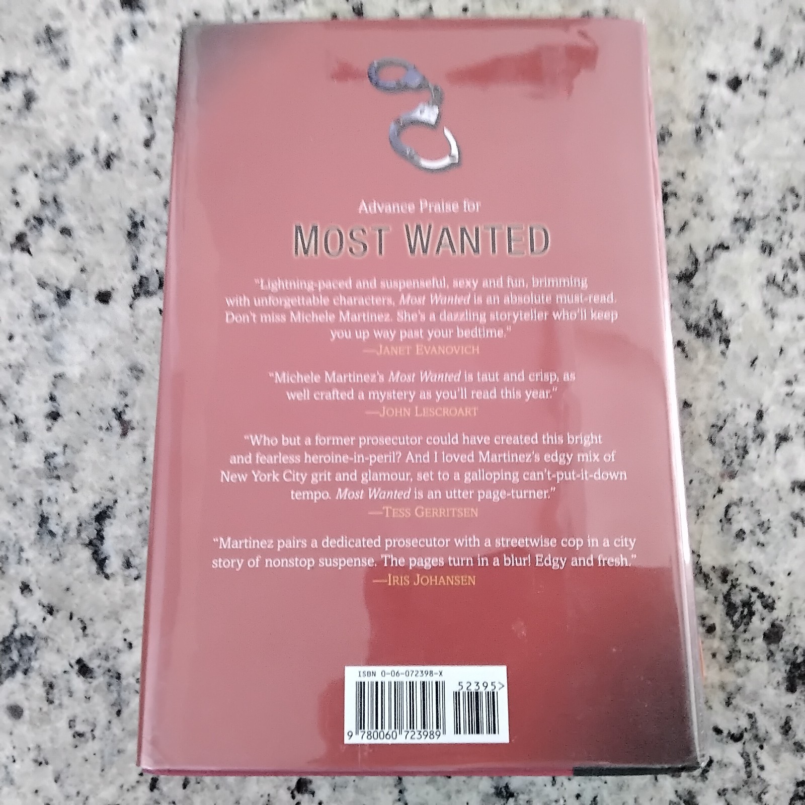 Michele Martinez SIGNED 2005 Most Wanted Suspense 1st ED HC/DJ Mystery