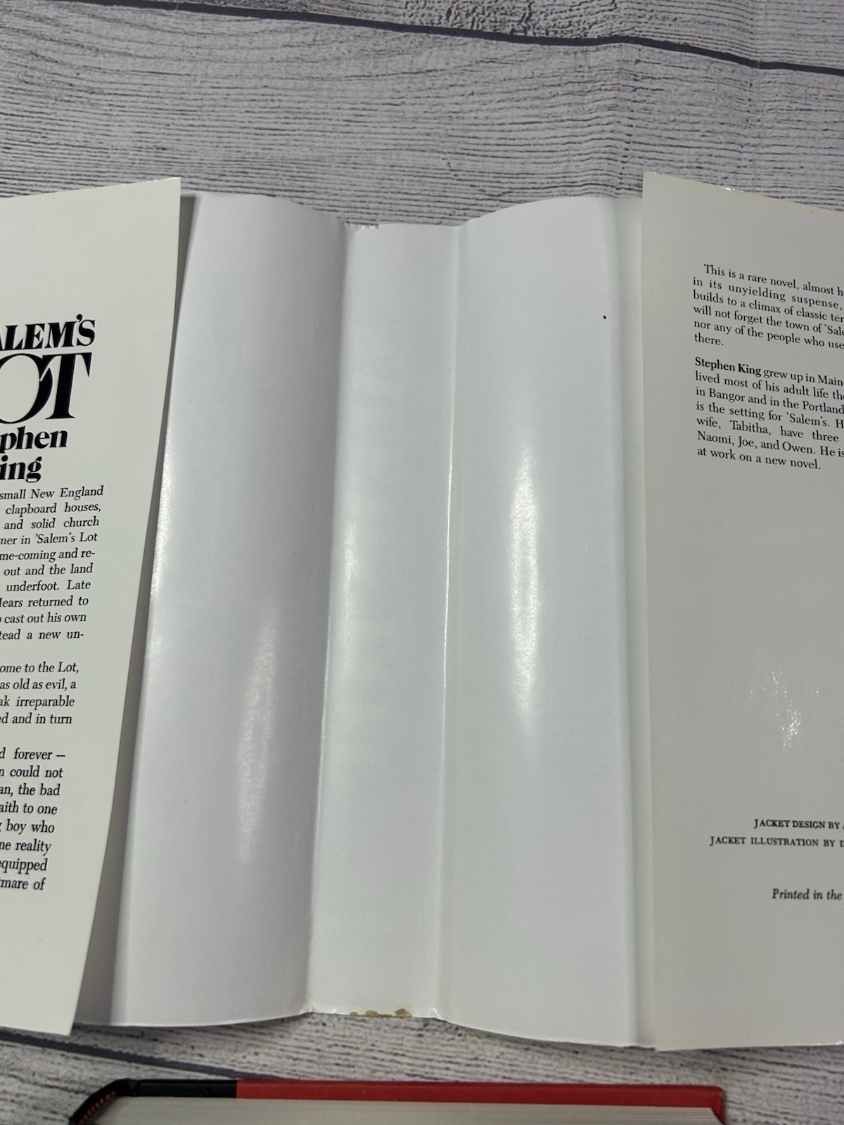 1975 SALEM’S LOT Stephen King Book Club Edition Hardcover w/ Dust Jacket