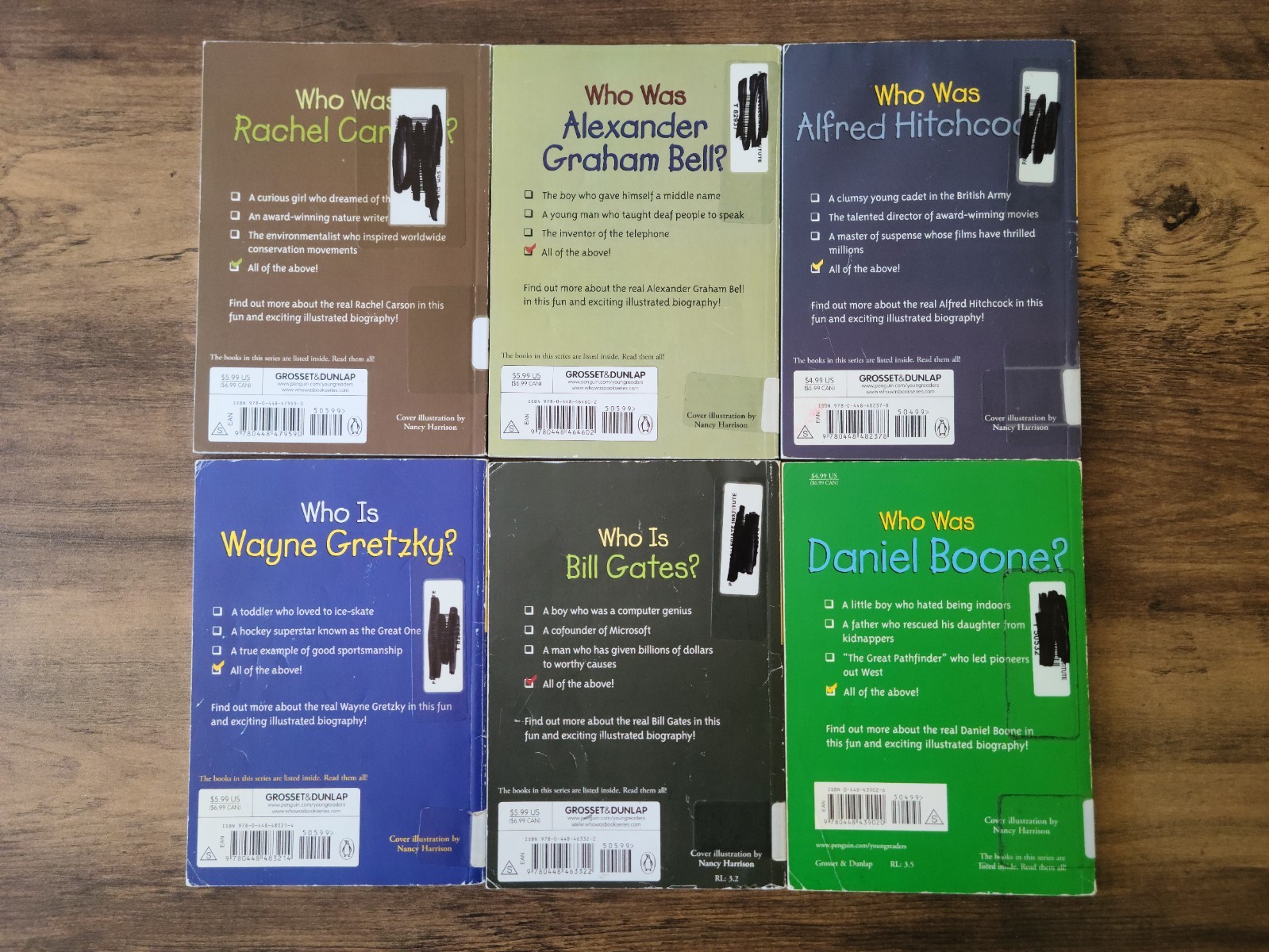 HUGE Lot 34 Who Was? Who HQ Series Is What Where Biography History Chapter Books