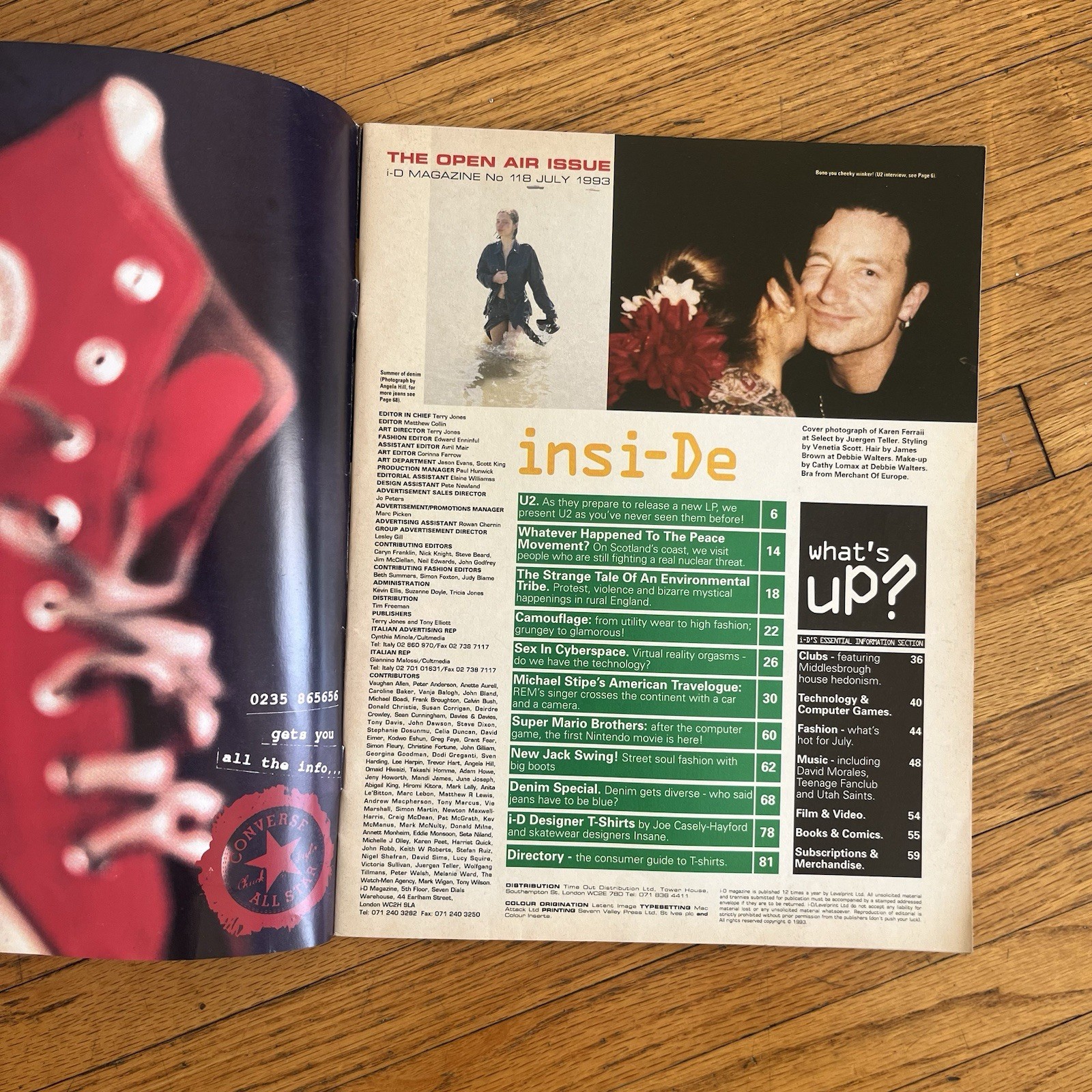 i-D Magazine 118 July 1993 The Open Air Issue 90s Fashion Clubs Music People