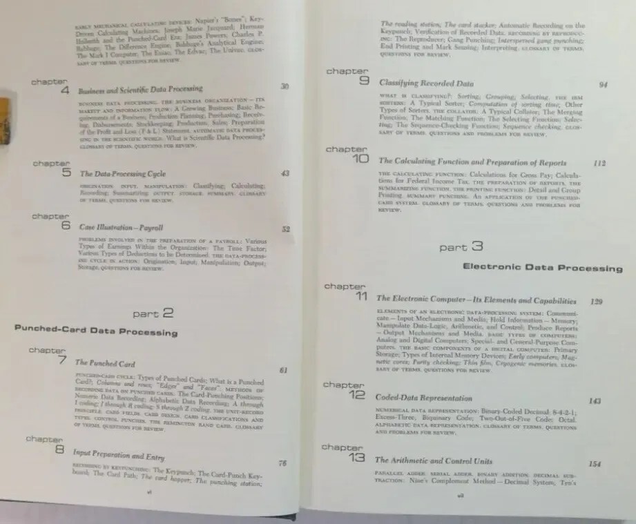 Vintage Computer Programming Book 1966 Automatic Data Processing Elias Awad DJ H
