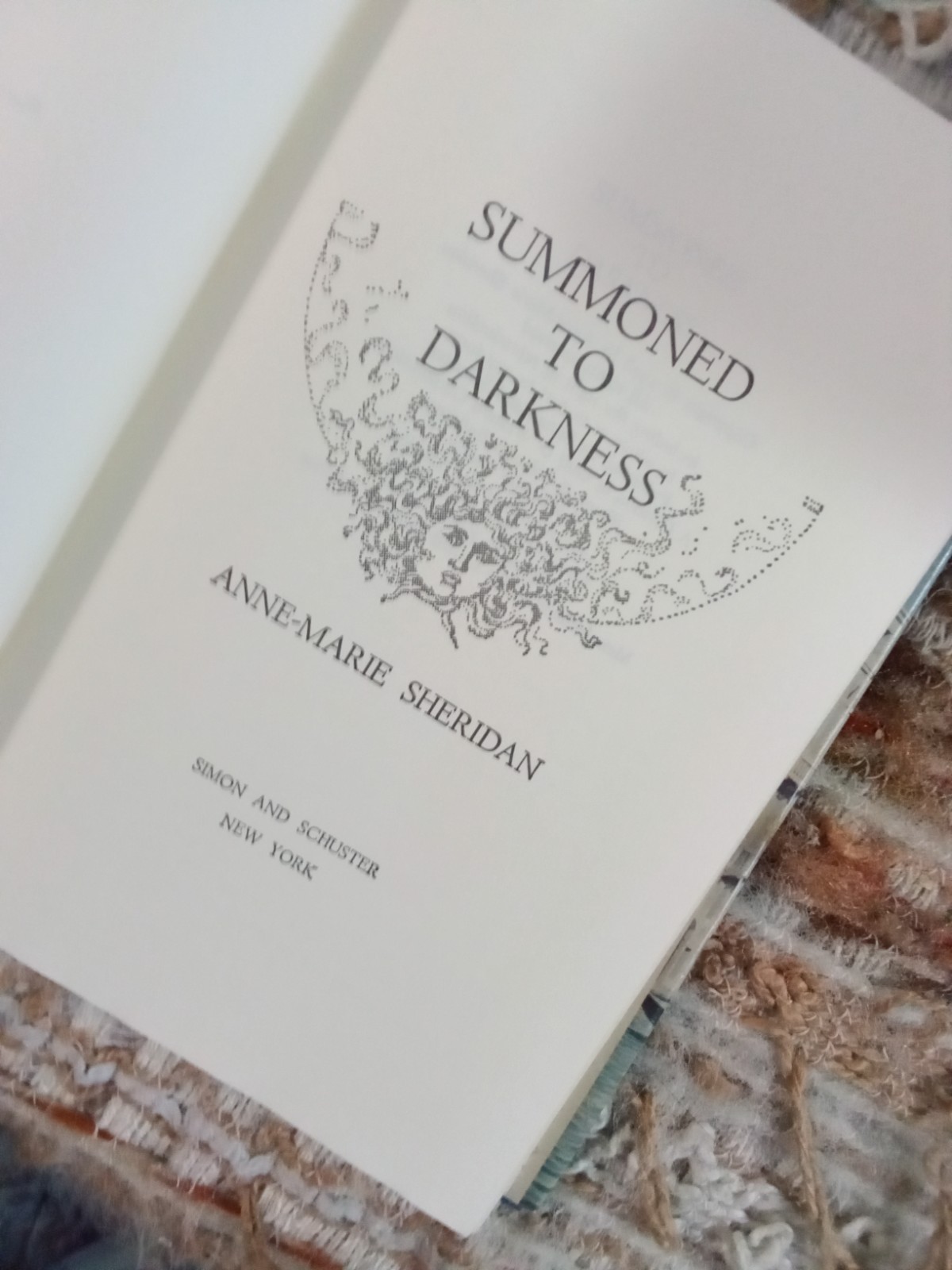 Summoned To Darkness by Anne-Marie Sheridan (1978, HCDJ) book club ed