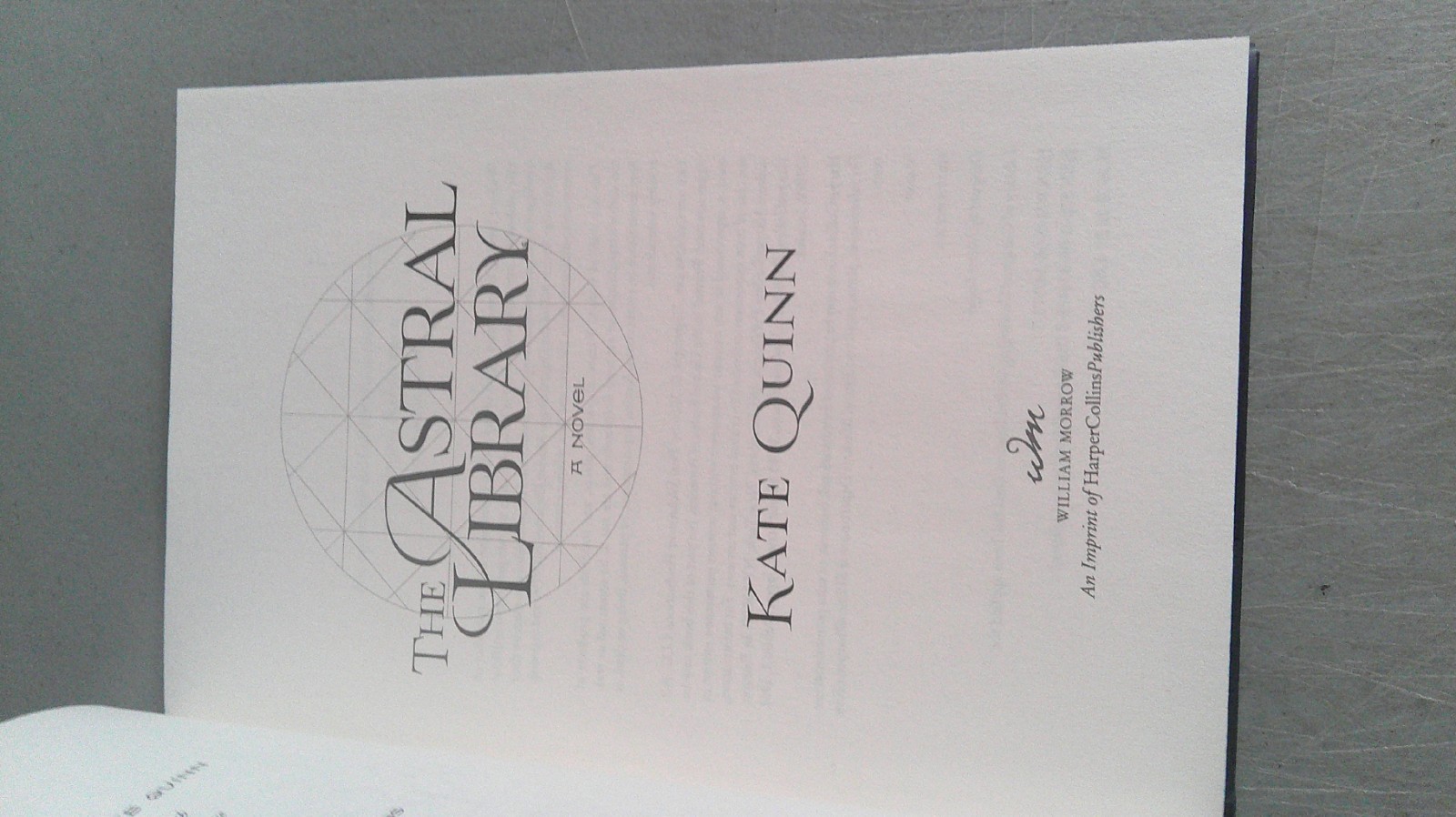 The Astral Library 2026 HC Deluxe First Edition by Kate Quinn