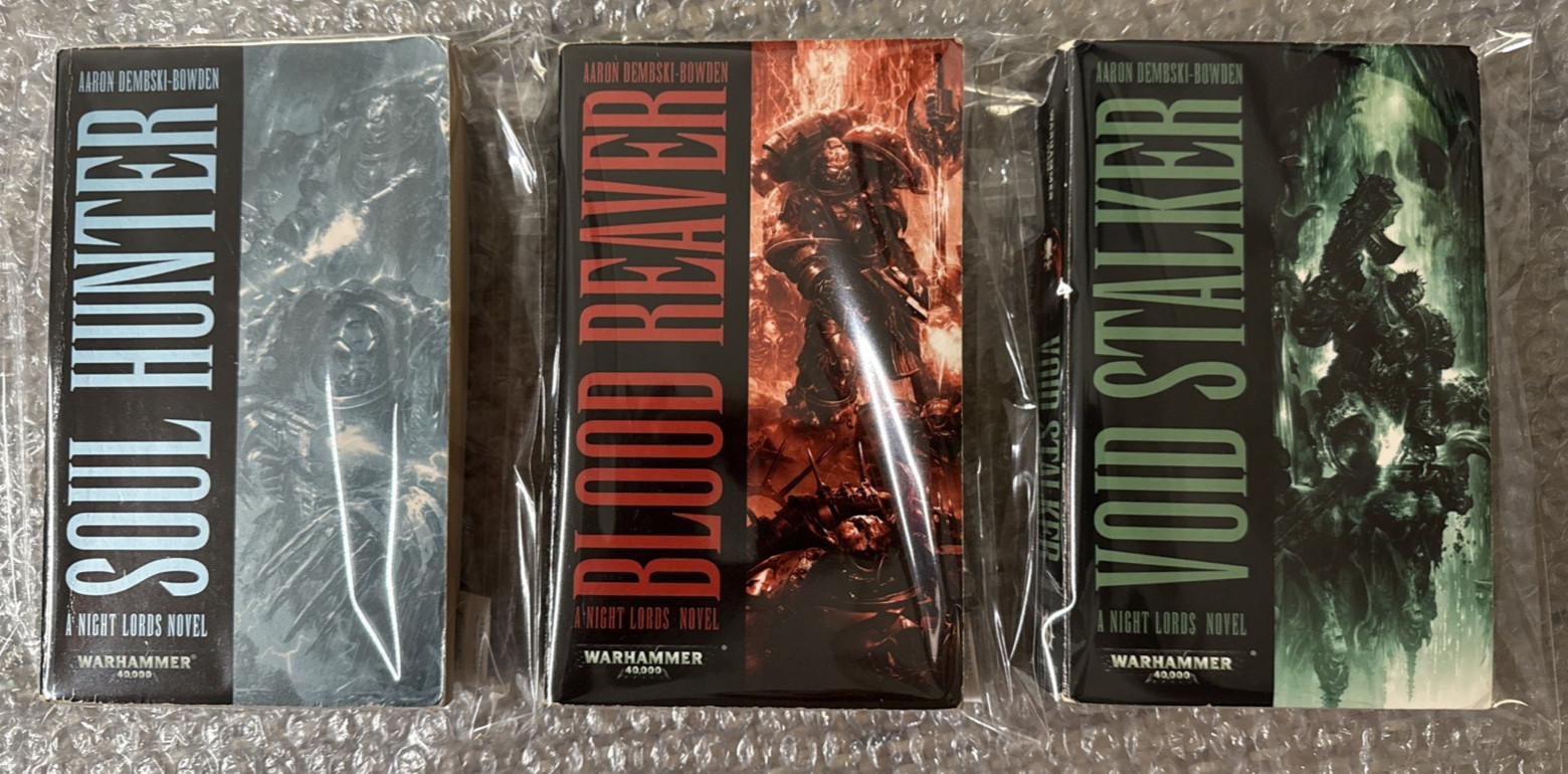 Warhammer Night Lords Trilogy 3 Book