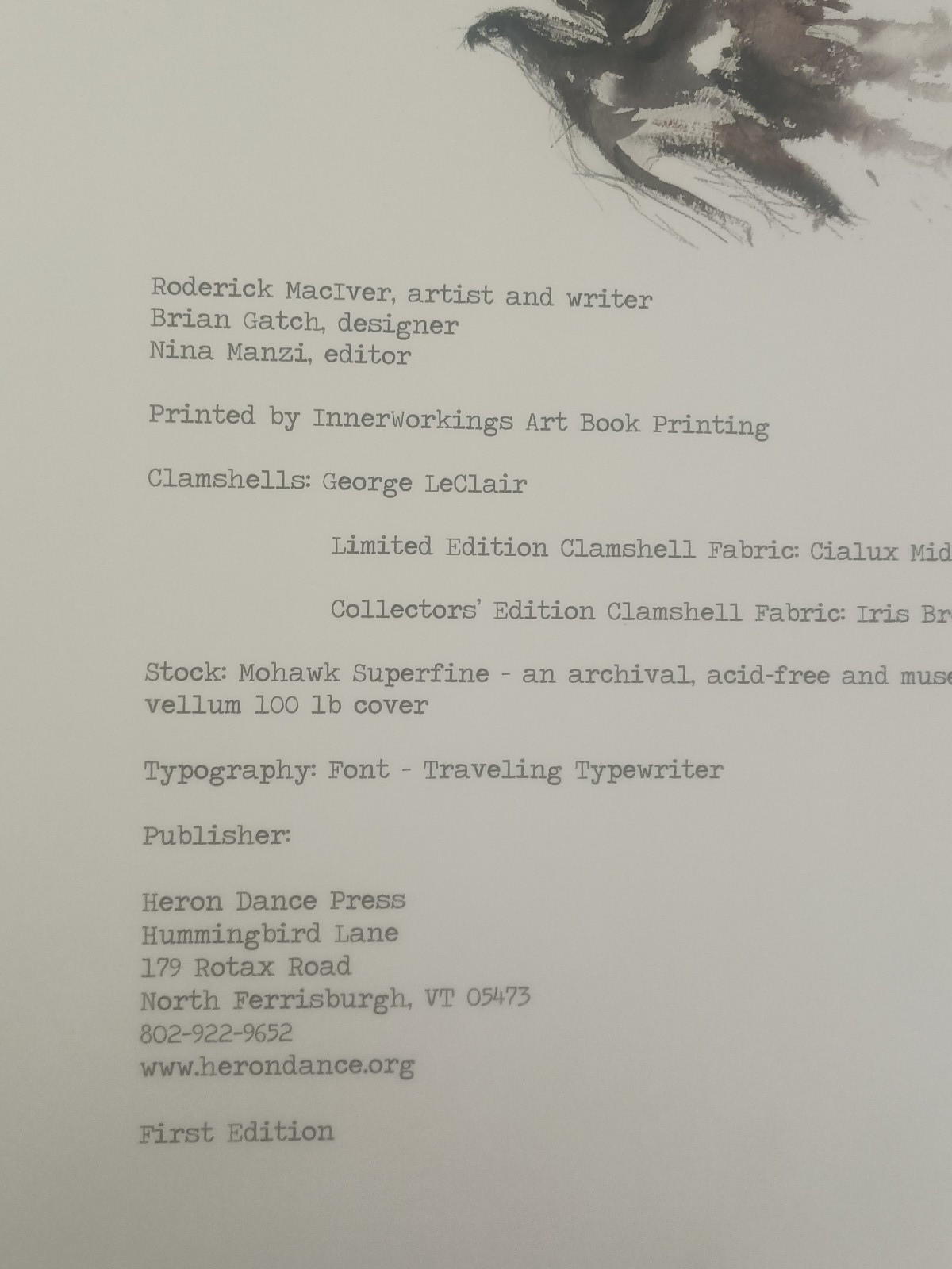 The Journey Itself is Home_Rod MacIver_Limited Edition_Heron Dance_Clamshell_VG