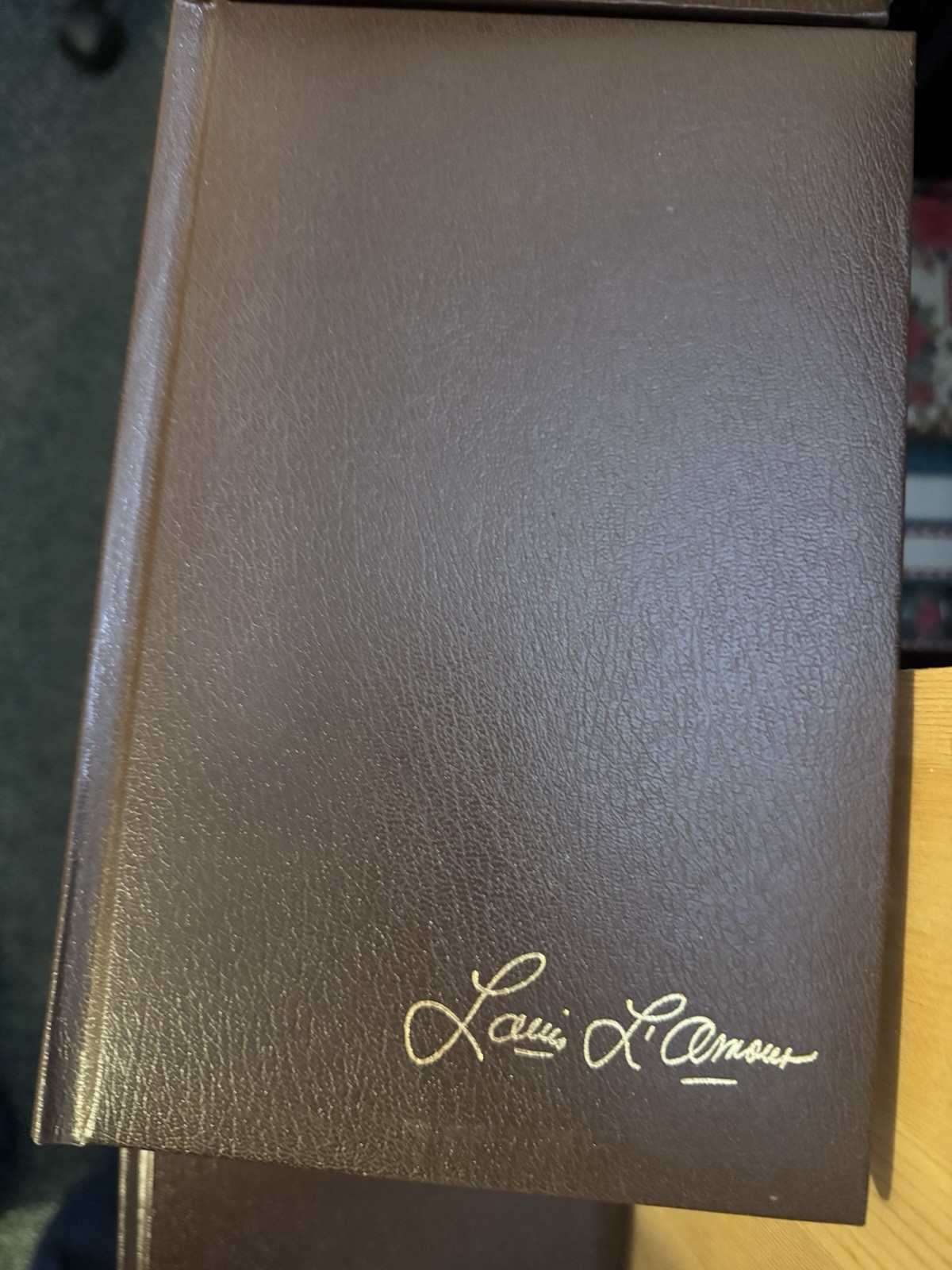 Louis L’amour Leatherette book lot. Sacketts, Short Stories & more. Choose Title