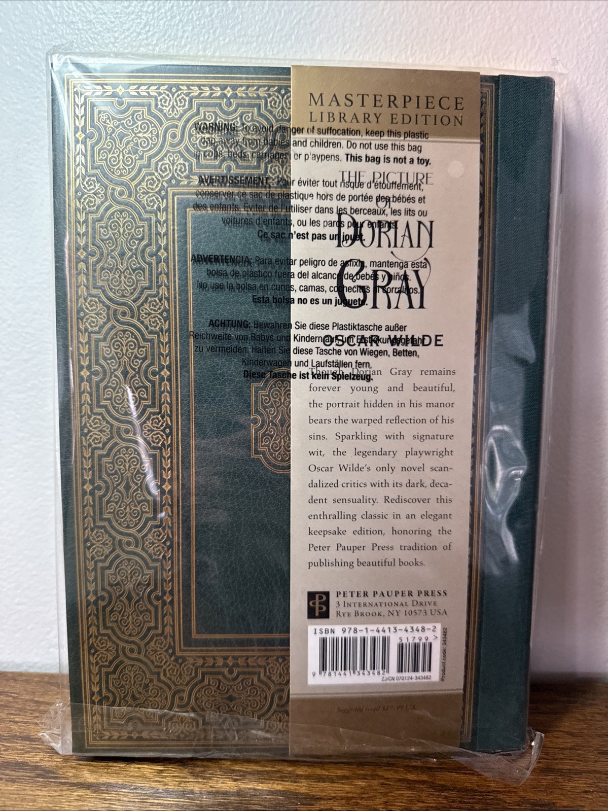 New – The Picture of Dorian Gray by Oscar Wilde – Peter Pauper Press 2024 BC3